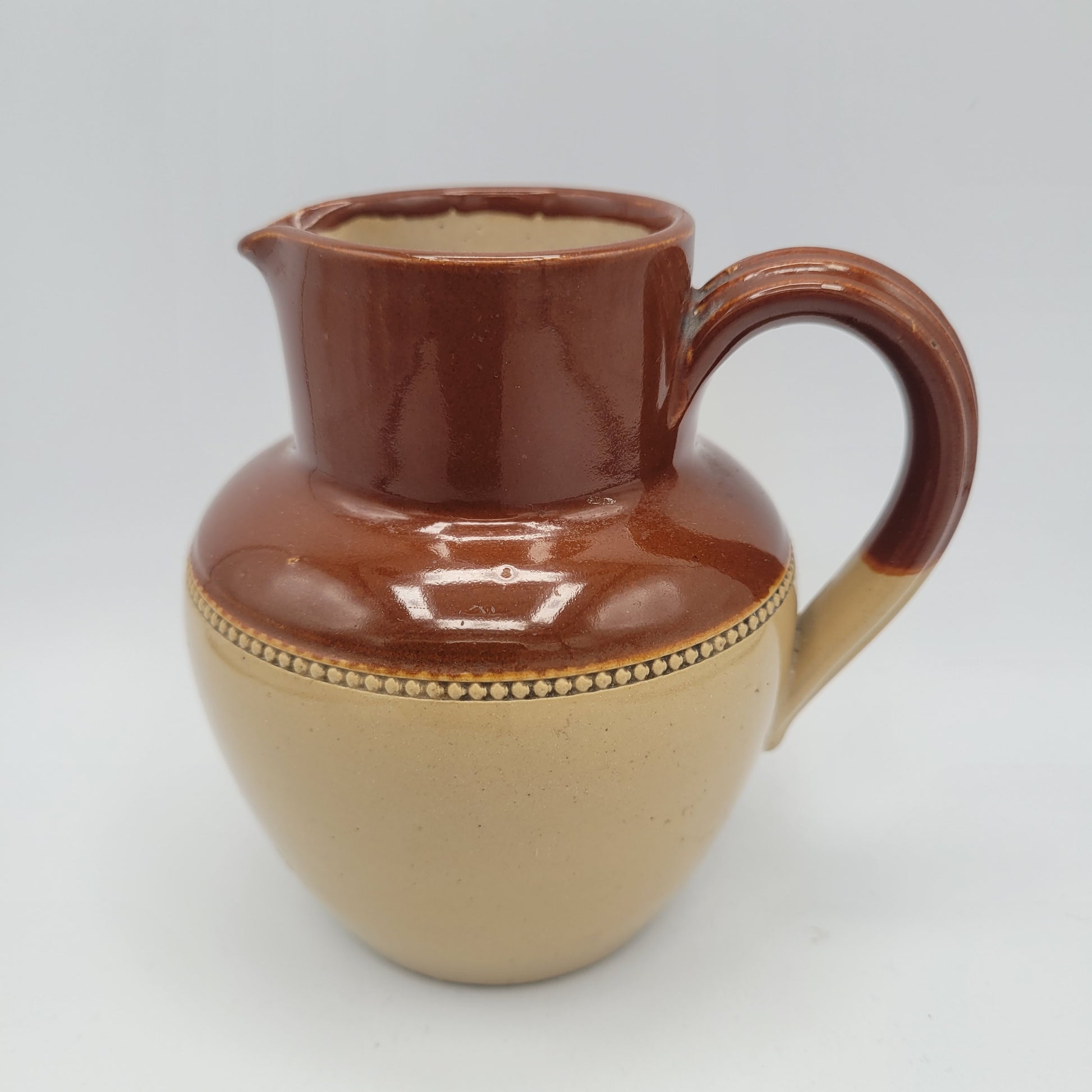 Lovatts vintage Stoneware 1/2 Pint jug. 1932-1959 fully marked...and some.
