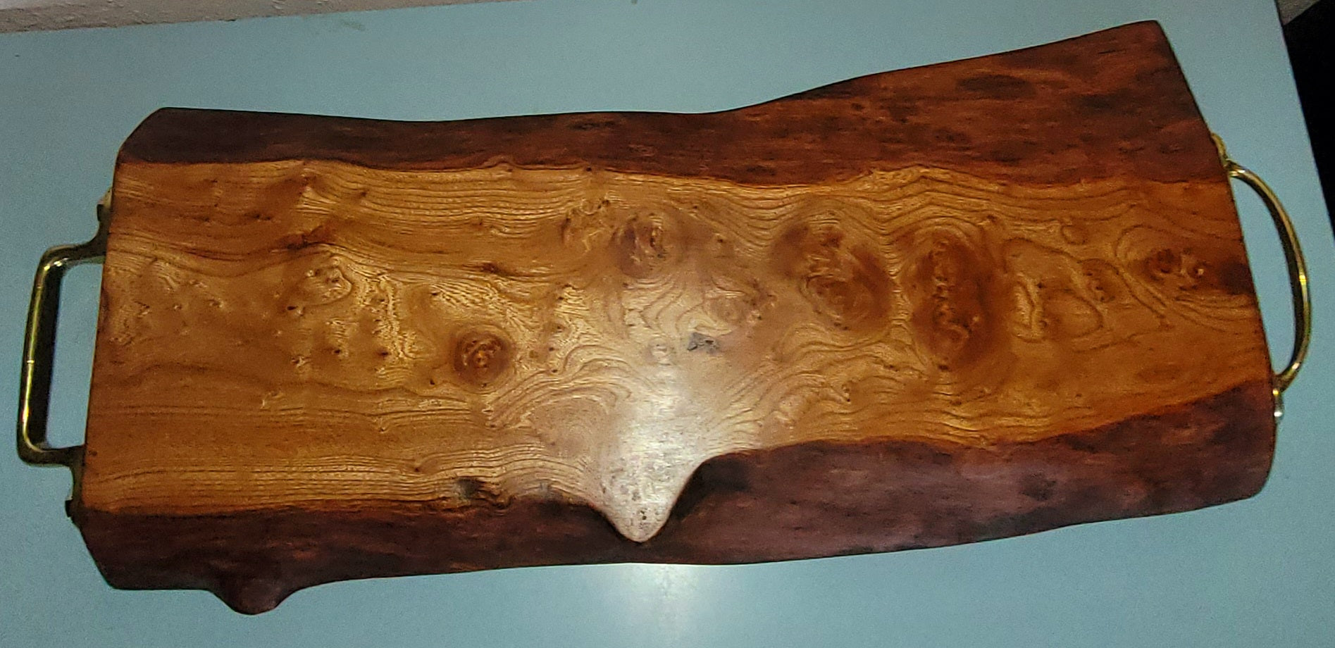 z..... Large Elm Wood Serving/Cheese  Board