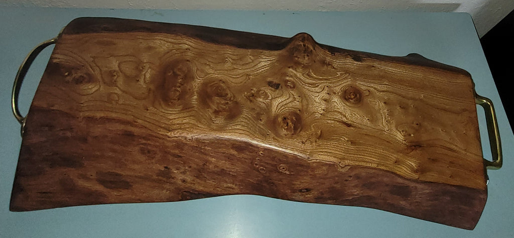 Large Elm Wood Serving/Cheese  Board