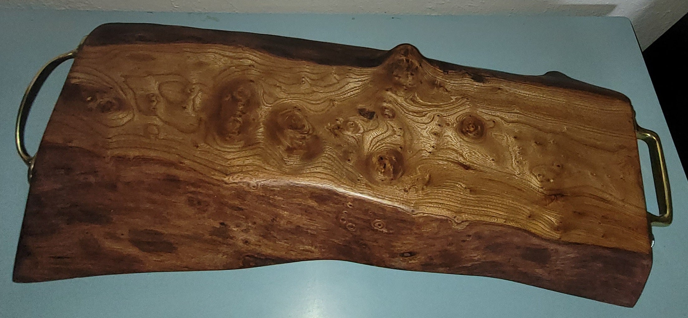 z..... Large Elm Wood Serving/Cheese  Board