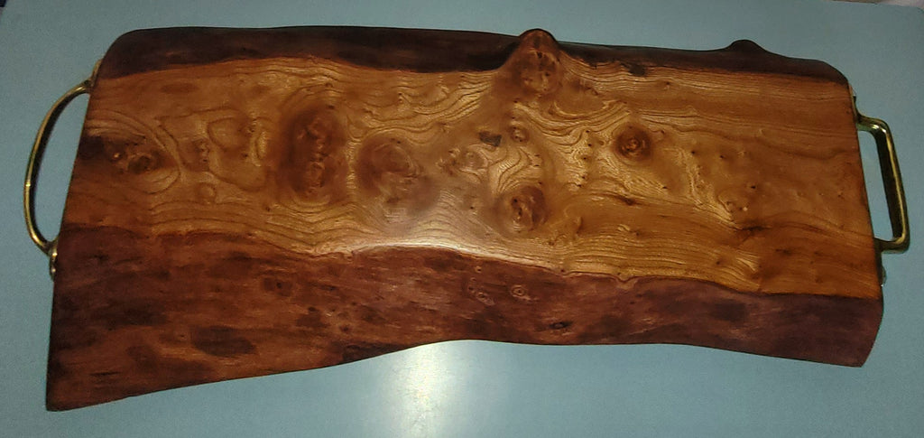 Large Elm Wood Serving/Cheese  Board