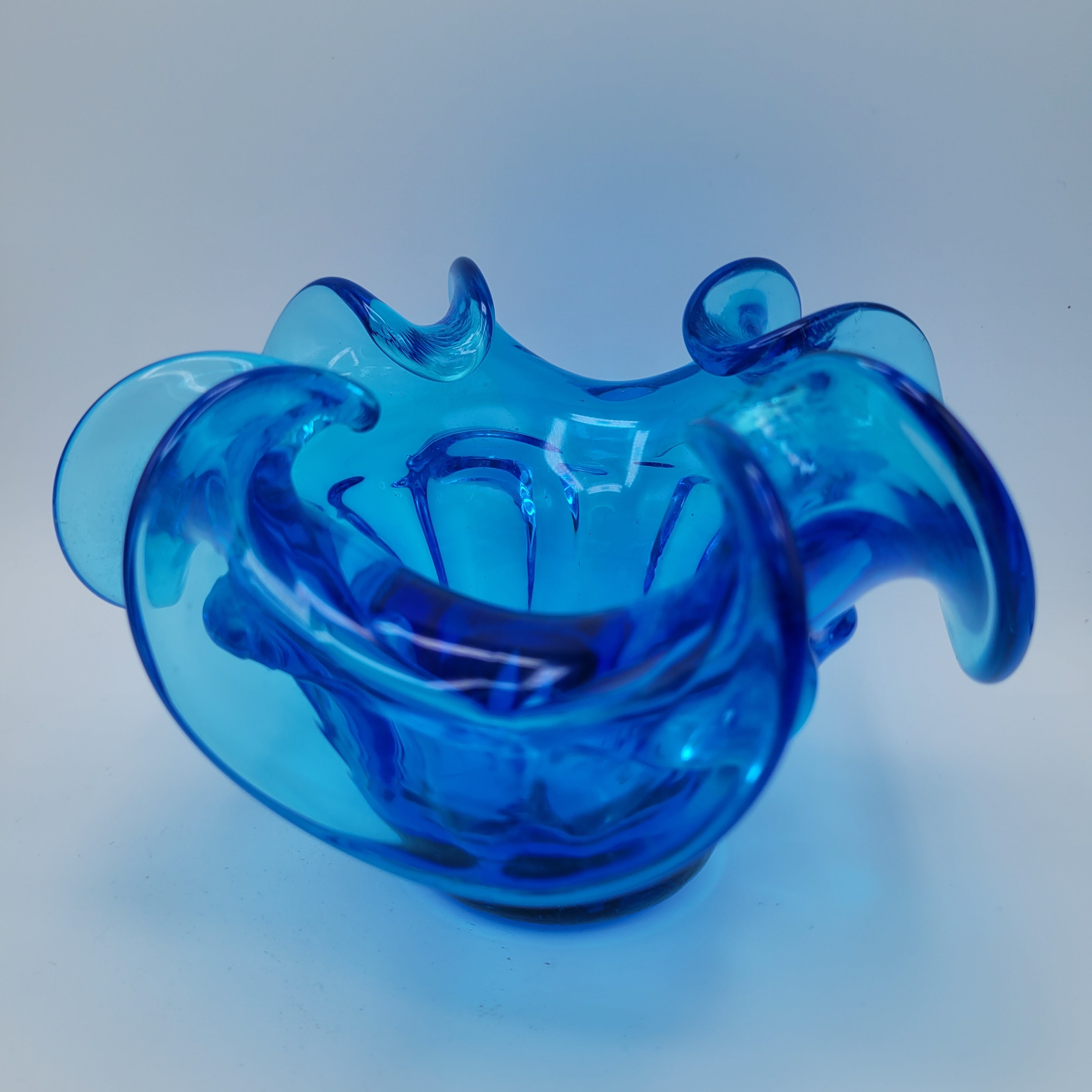 Murano School Fazzoletto/ Handkerchief Vase. Circa 1950s/60s unmarked.