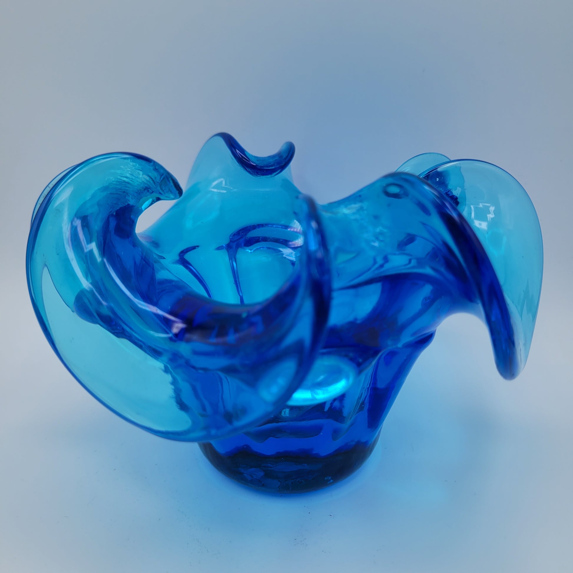 Murano School Fazzoletto/ Handkerchief Vase. Circa 1950s/60s unmarked.