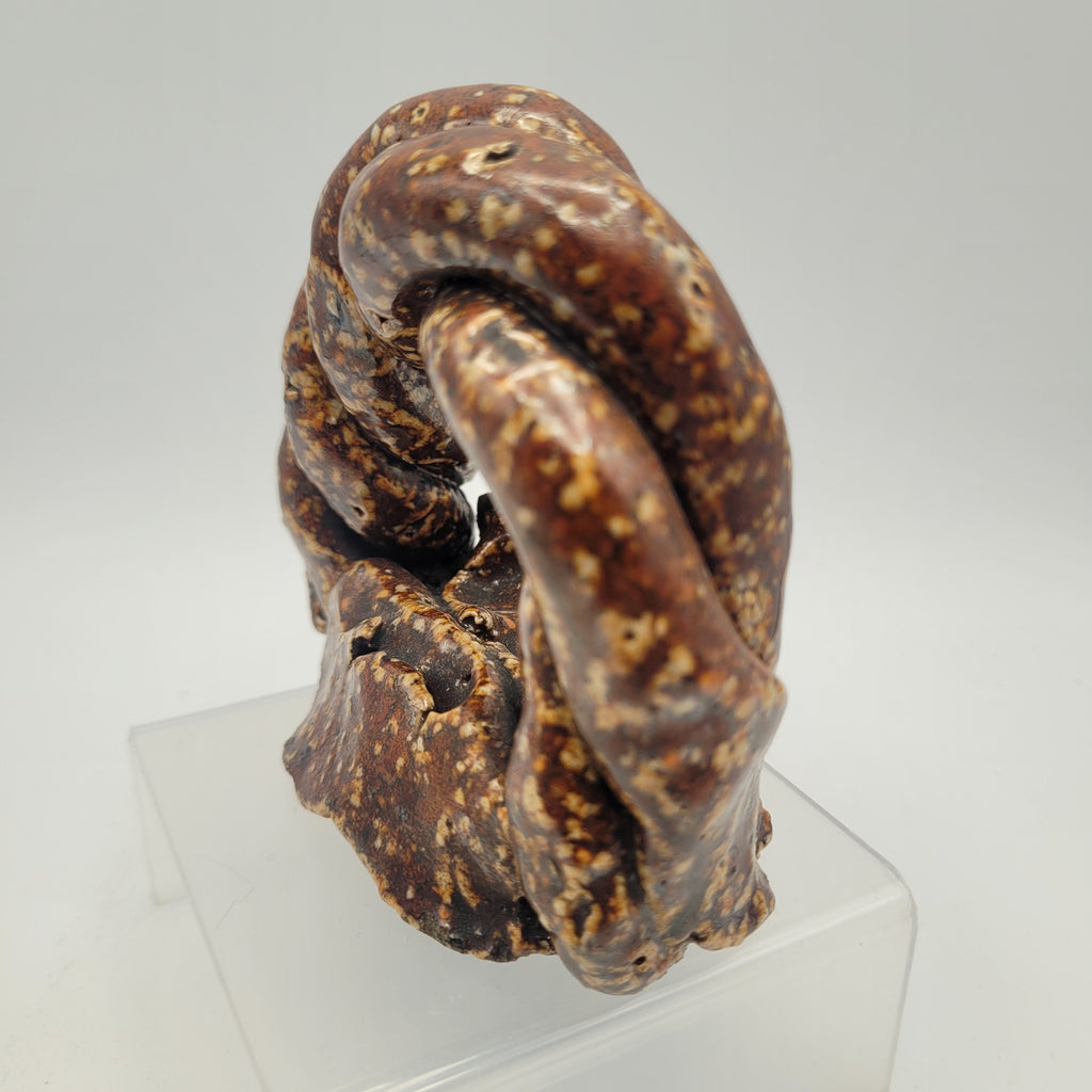 Late 17th-Century Salt-Glaze Tester Ring / Trial Piece
Possibly English (Fulham) or German (Rhenish Westerwald), circa 1650 – 1700