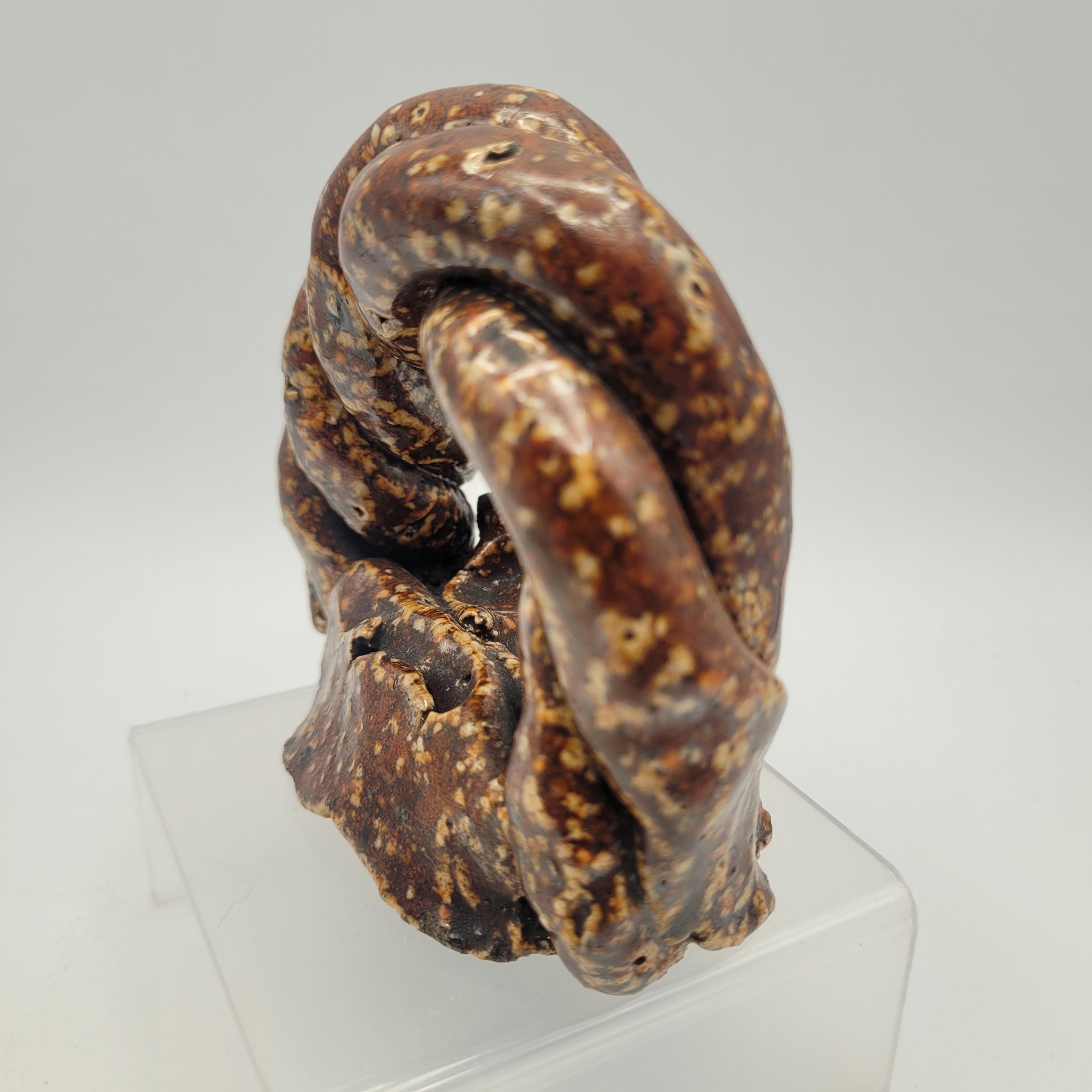 Late 17th-Century Salt-Glaze Tester Ring / Trial Piece
Possibly English (Fulham) or German (Rhenish Westerwald), circa 1650 – 1700