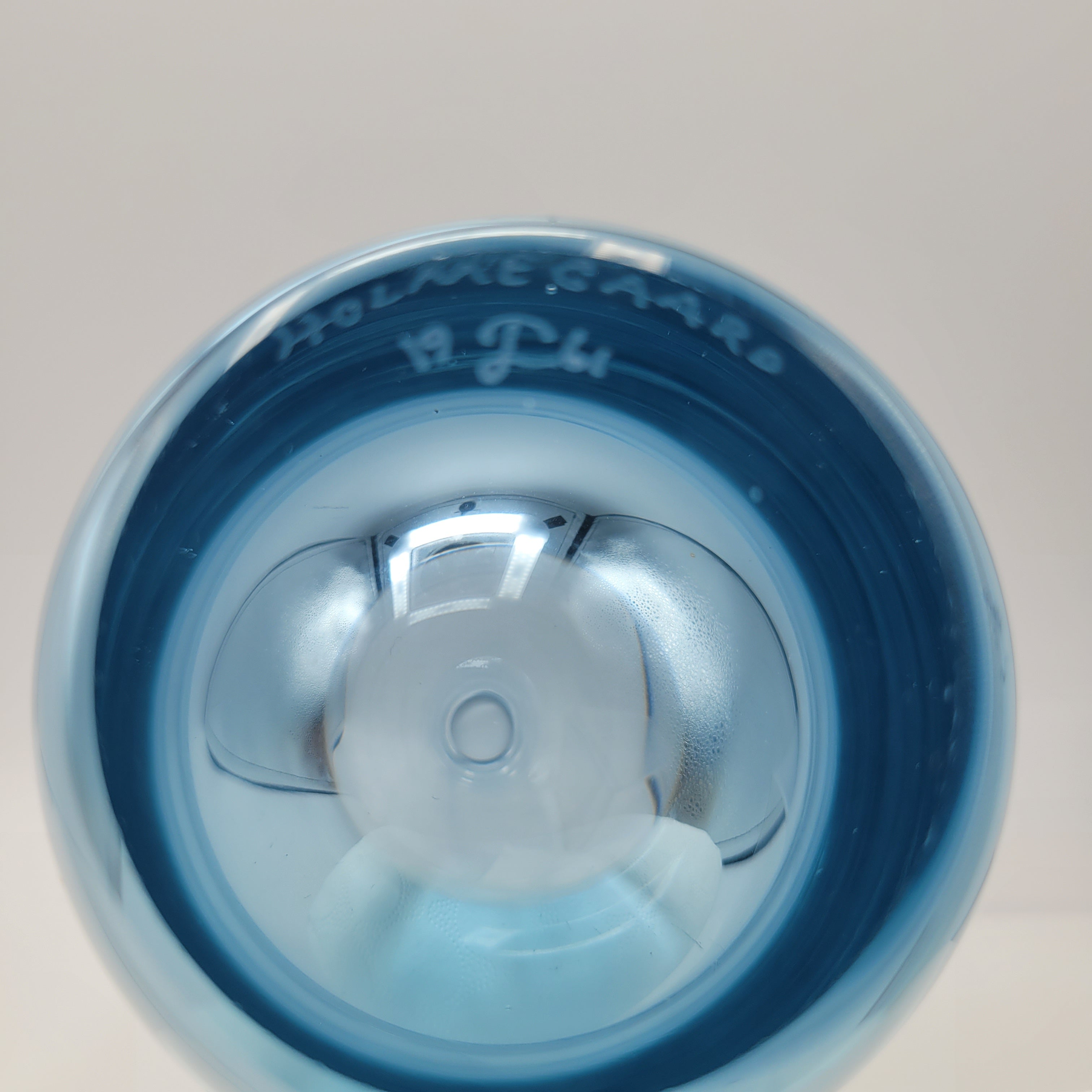 Holmegaard “Arktis” Vase — Per Lütken, 1961 (Signed) 22cm