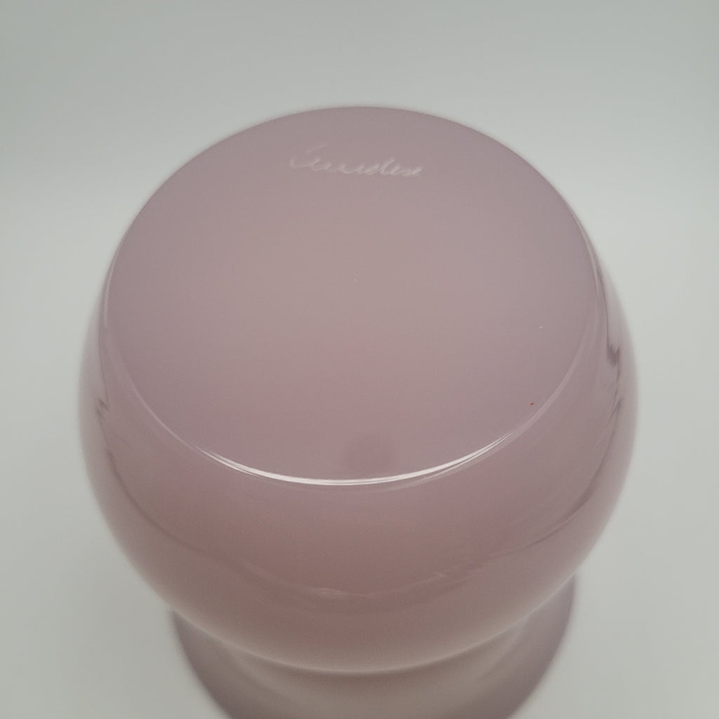 Cenedese Murano Alexandrite Glass Vase — Mid-Century Italian Art Glass, Museum Condition. Signed.