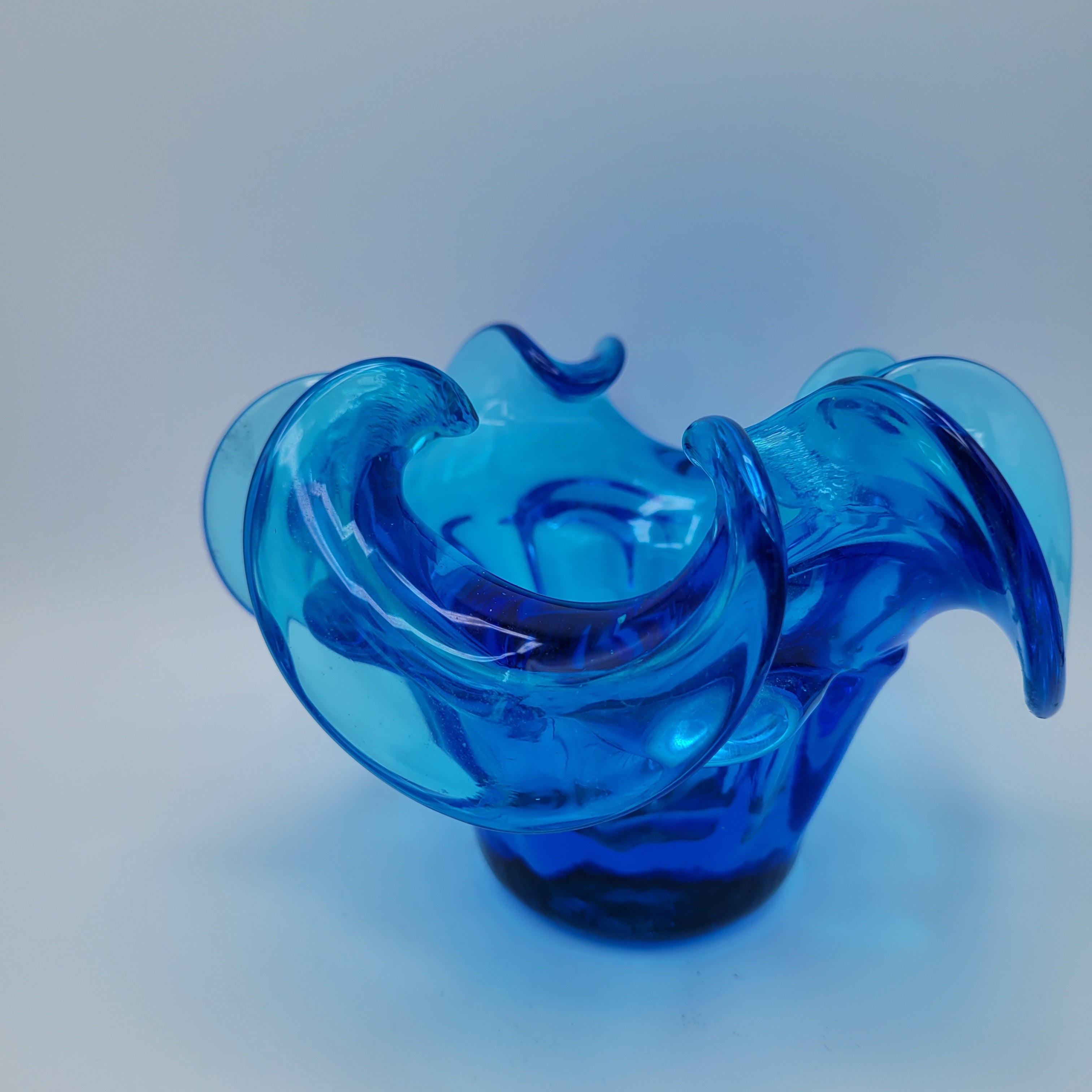 Murano School Fazzoletto/ Handkerchief Vase. Circa 1950s/60s unmarked.