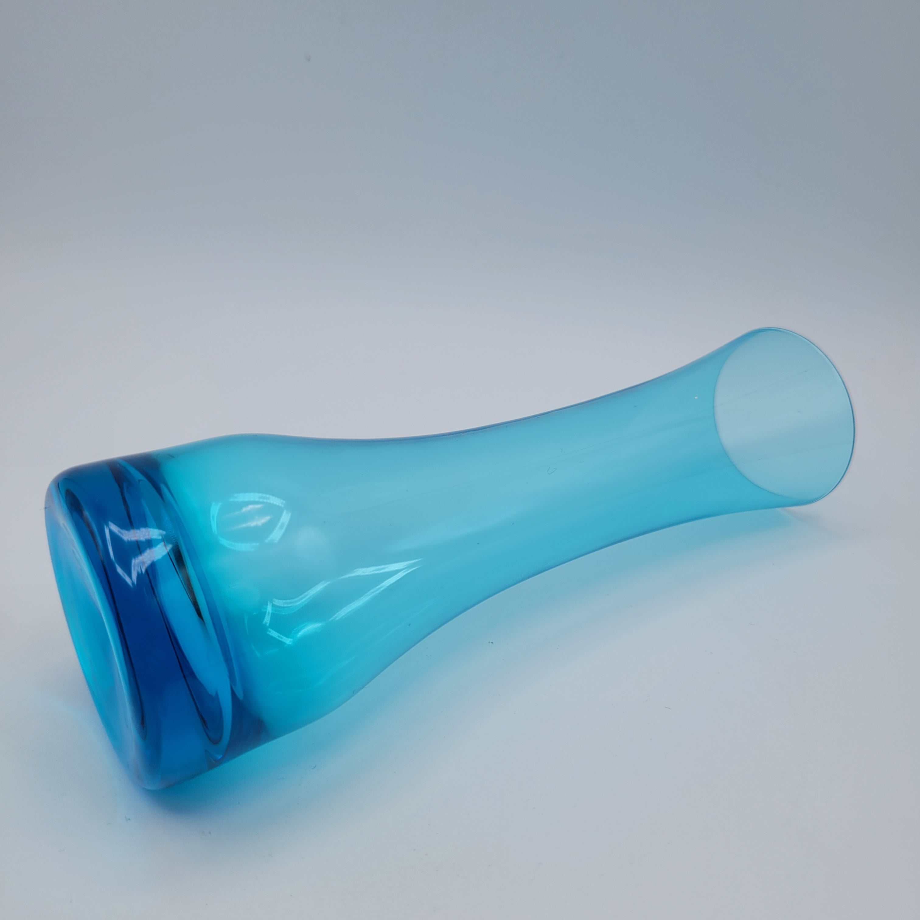 Pair of Scandinavian Hand-Blown Trumpet Vases (c.1965–75)