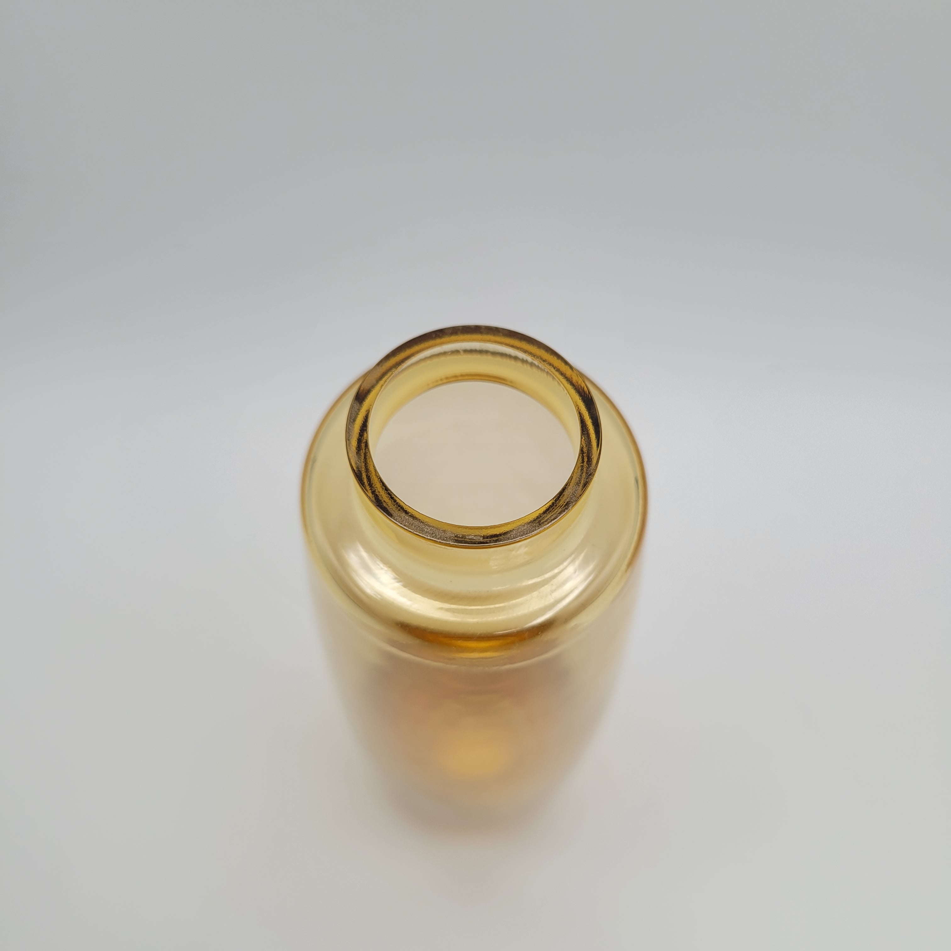 Pair of Scandinavian Modernist Glass Vases – Amber & Teal, 1960s–70s...so stylish 😎