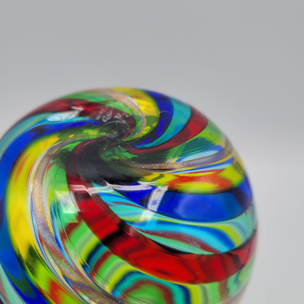 Marvellous & Pristine F&M Ballarin Murano Filigrana Spirale Vase😊 Signed w/COA & Label