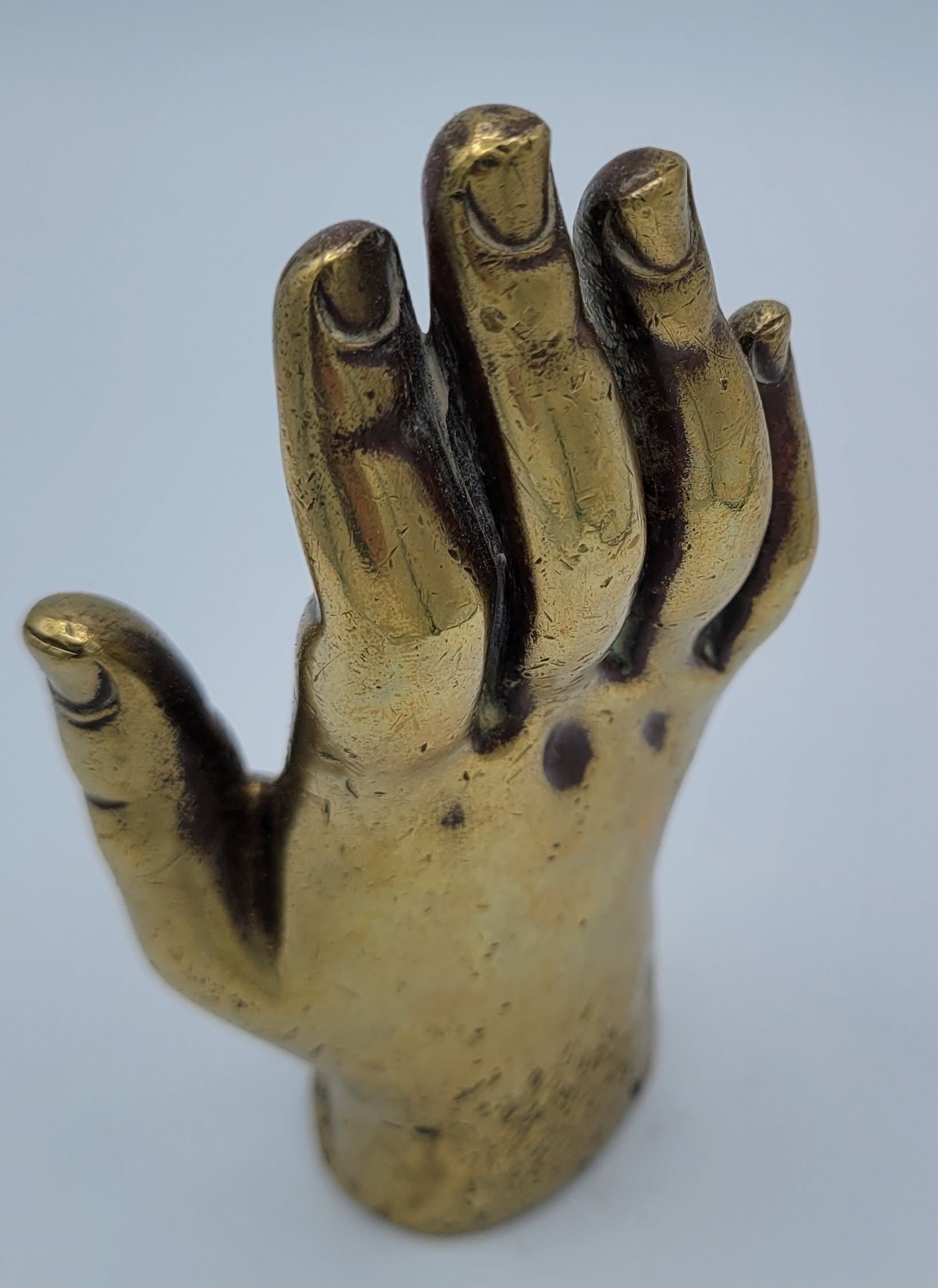 Victorian memorial casting of a child's hand