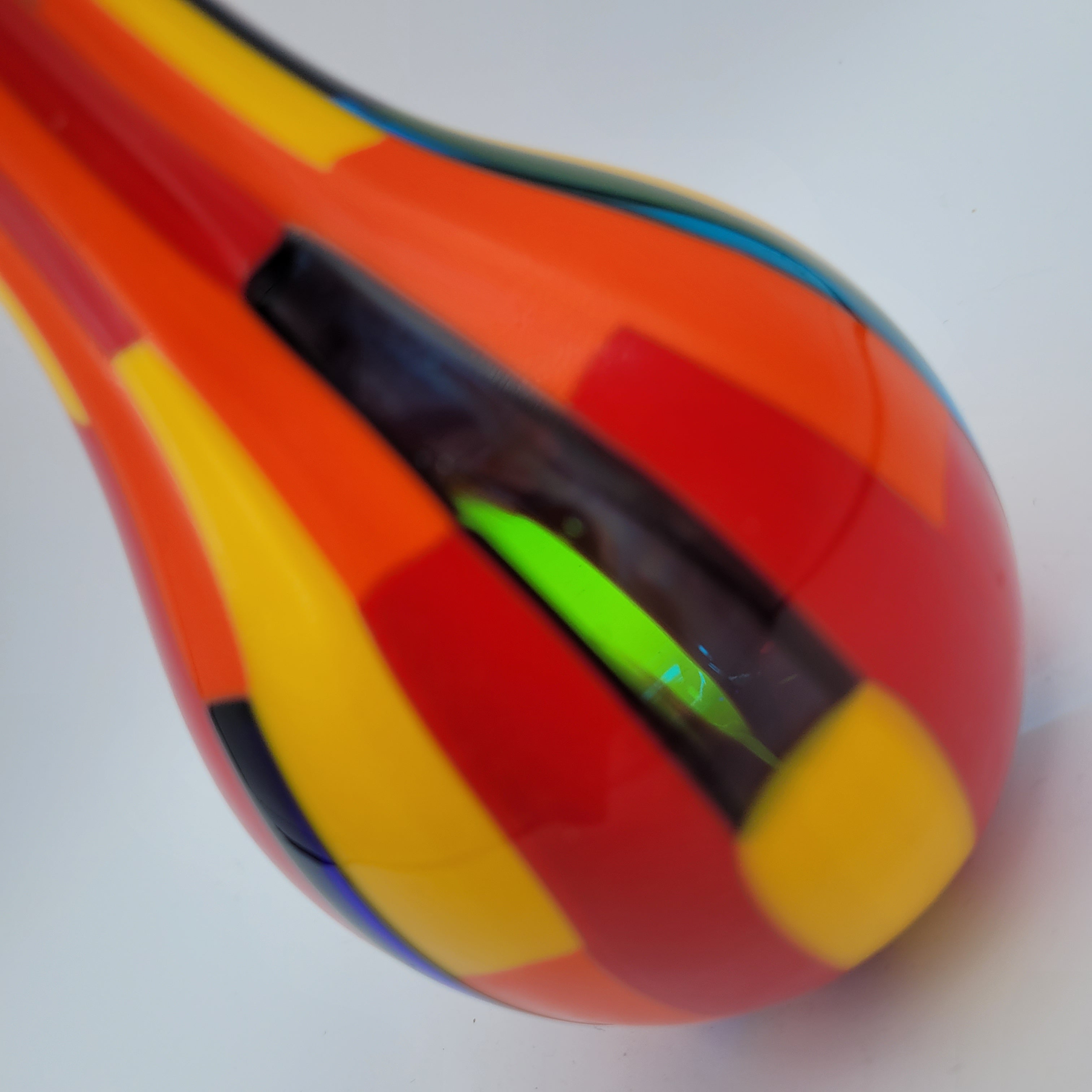 Glorious Murano Pezzato Baluster Vase. Signed, labelled w/COA.