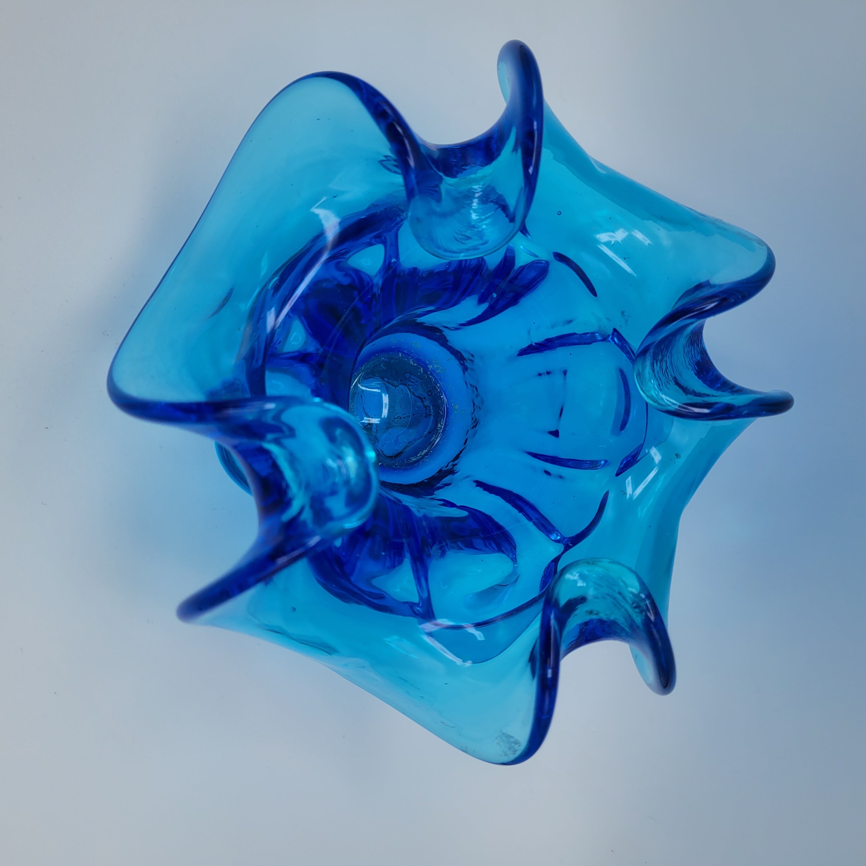 Murano School Fazzoletto/ Handkerchief Vase. Circa 1950s/60s unmarked.