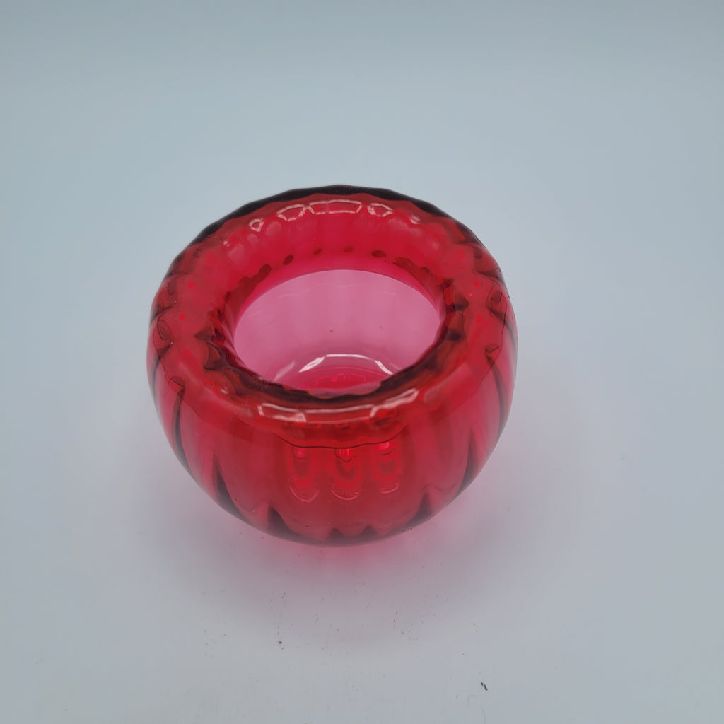 Bristol Ruby glass tealight holder ... from the Bristol blue company