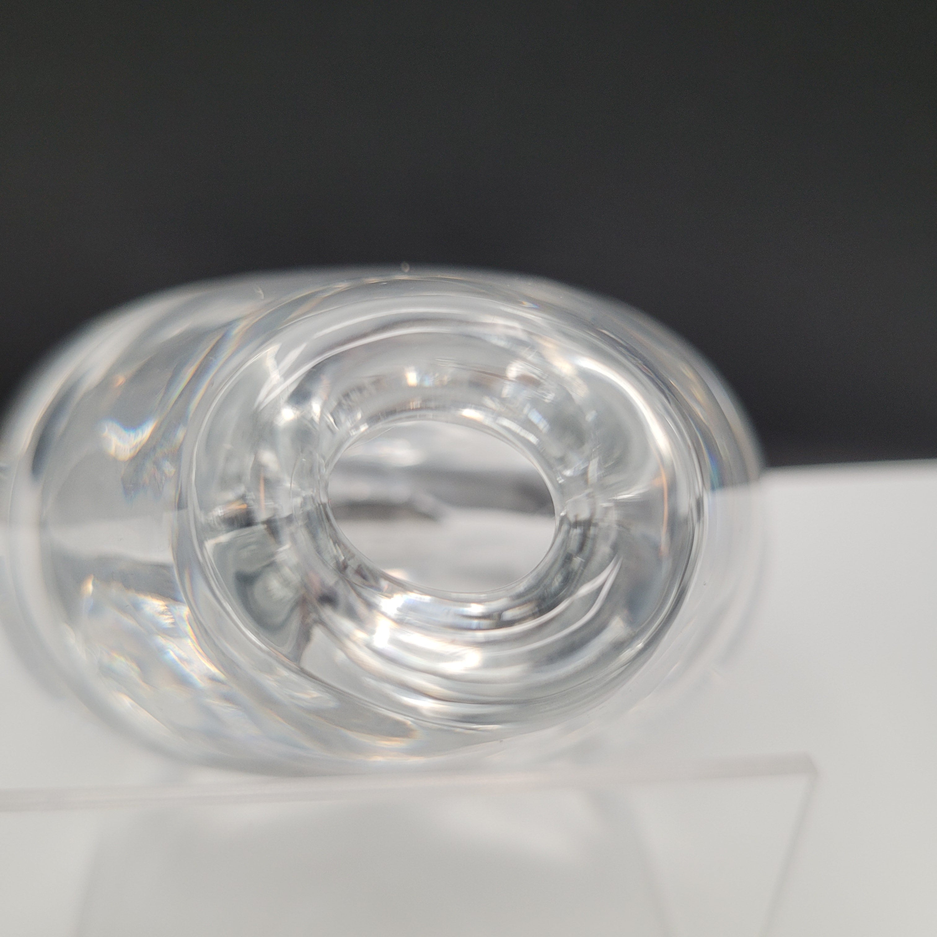 Orrefors Signed Sculptural Crystal — Sven Palmqvist (c.1955–1970)