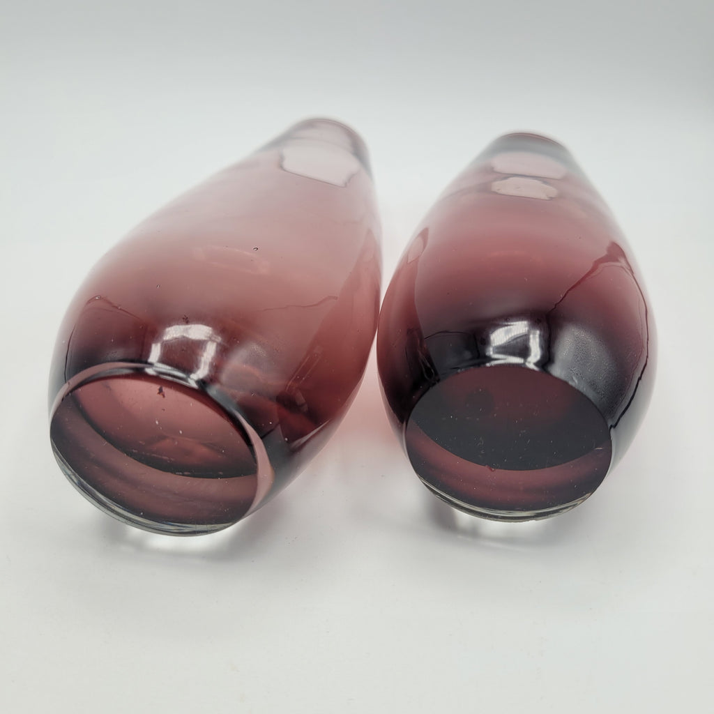 Pair of Riihimäen Lasi “Torpedo” Vases, Attributed to Tamara Aladin (15 cm)