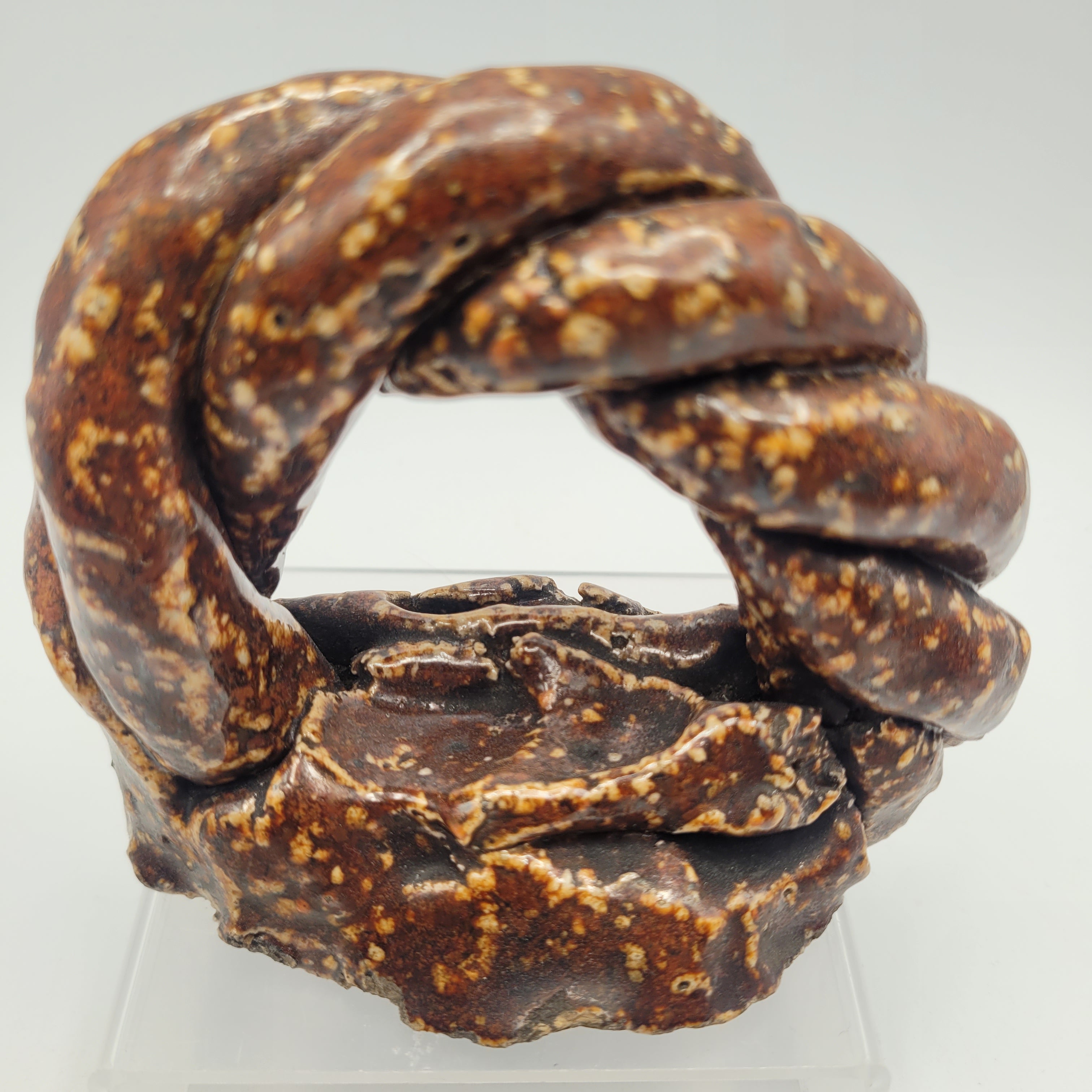 Late 17th-Century Salt-Glaze Tester Ring / Trial Piece
Possibly English (Fulham) or German (Rhenish Westerwald), circa 1650 – 1700