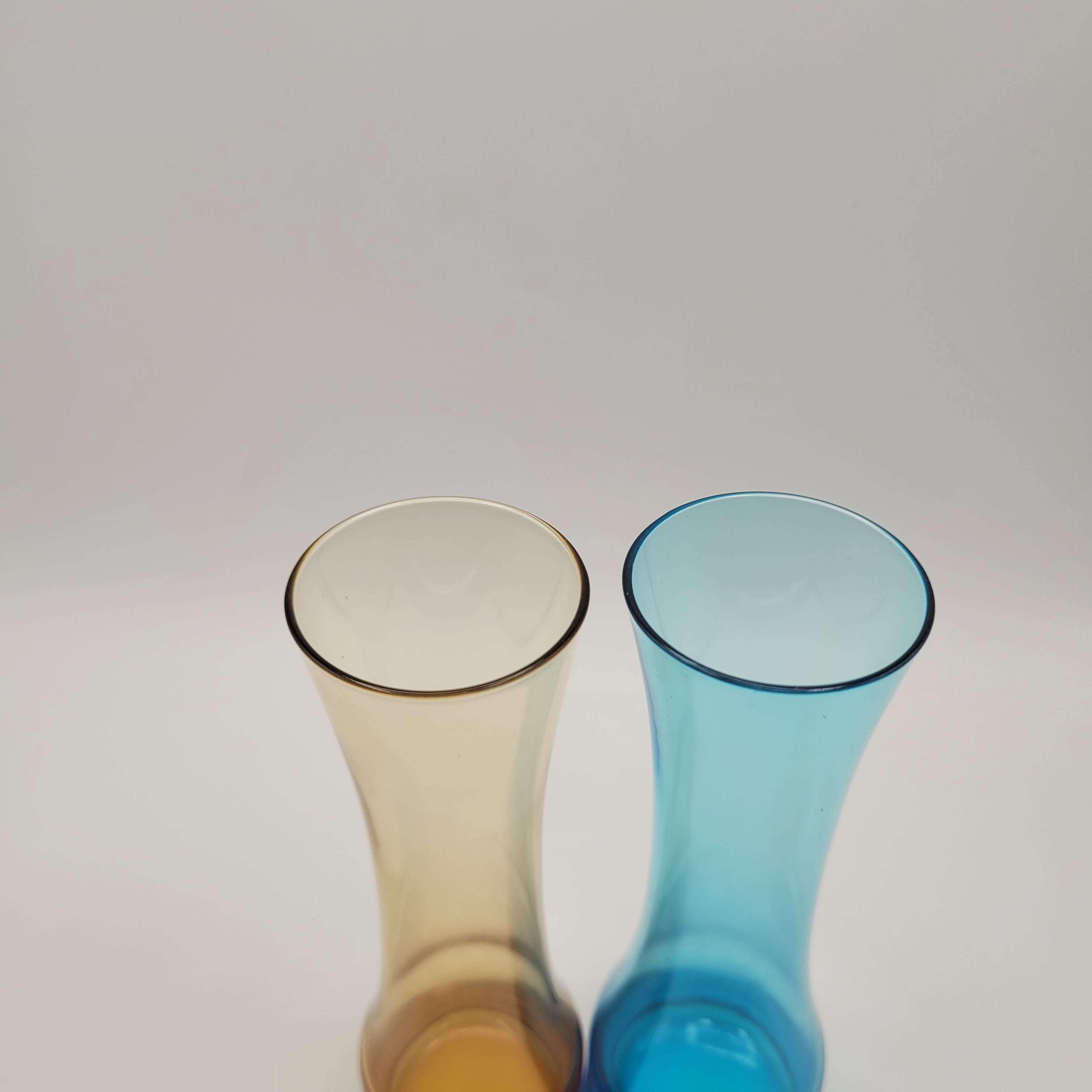 Pair of Scandinavian Hand-Blown Trumpet Vases (c.1965–75)