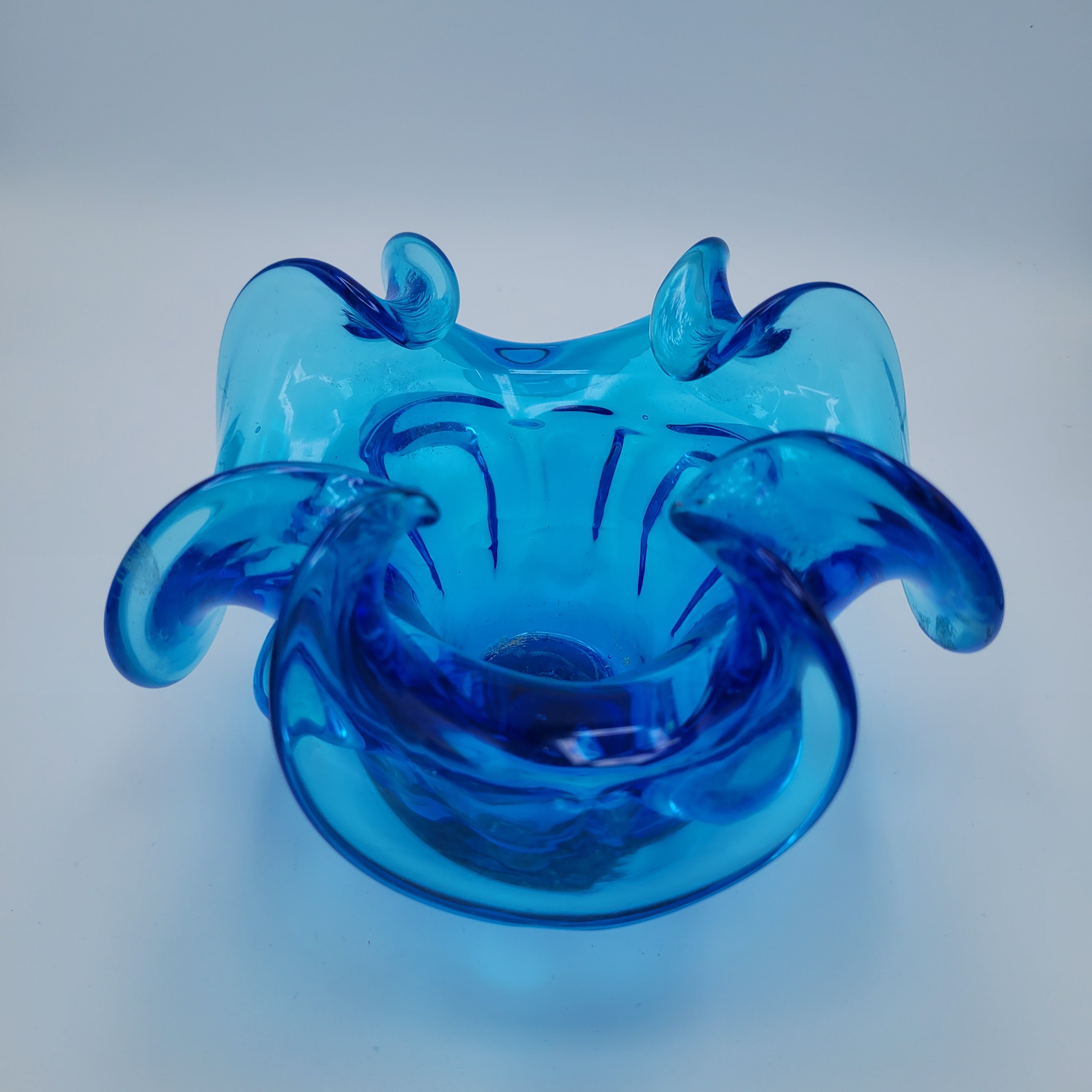 Murano School Fazzoletto/ Handkerchief Vase. Circa 1950s/60s unmarked.