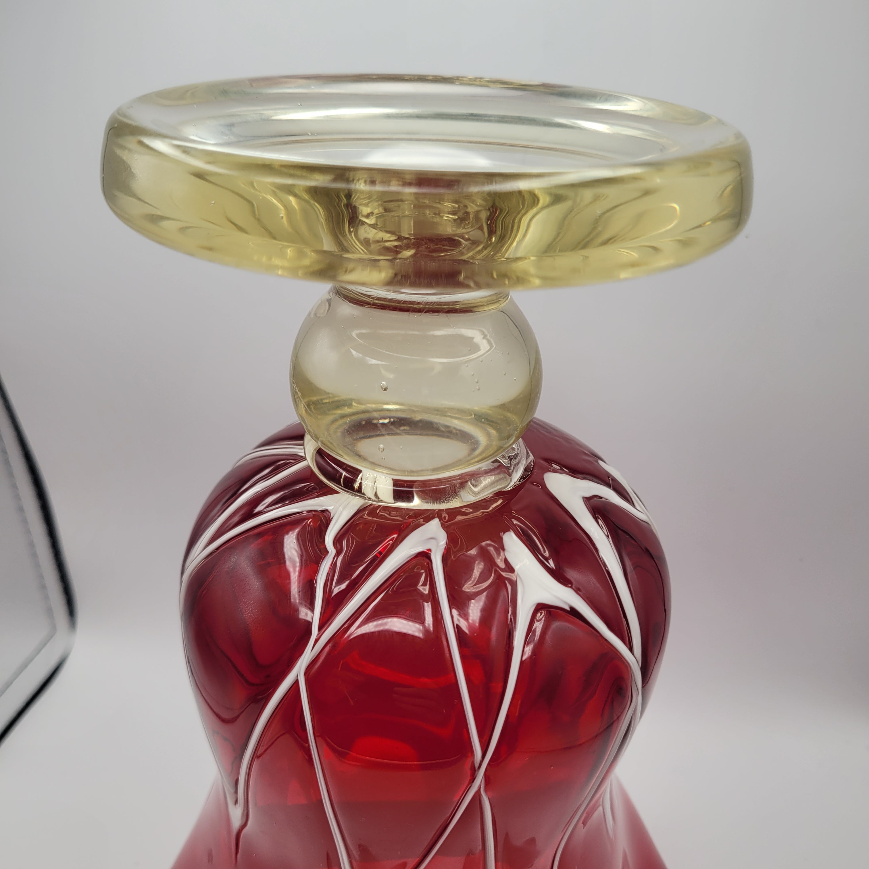 Murano attributed Fazzoletto Vase. "Magnificent" circa 1950s.