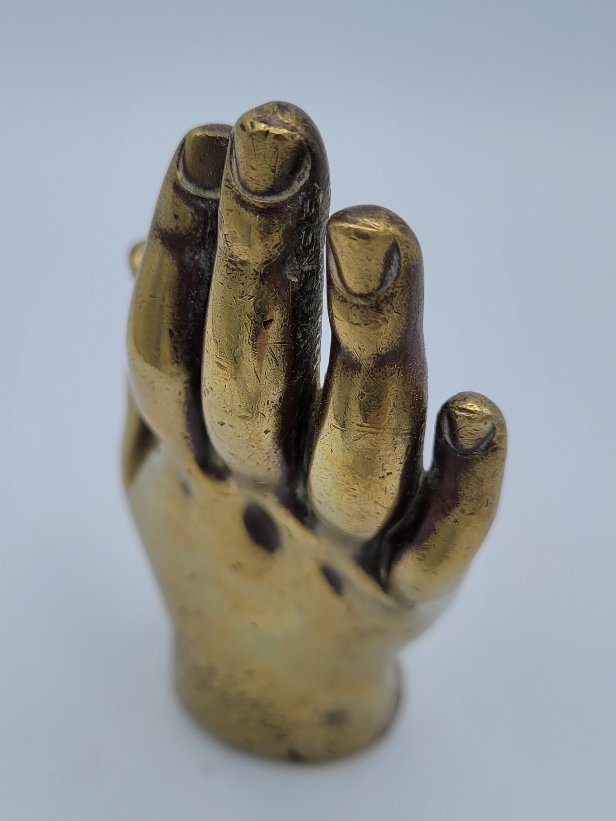 Victorian memorial casting of a child's hand