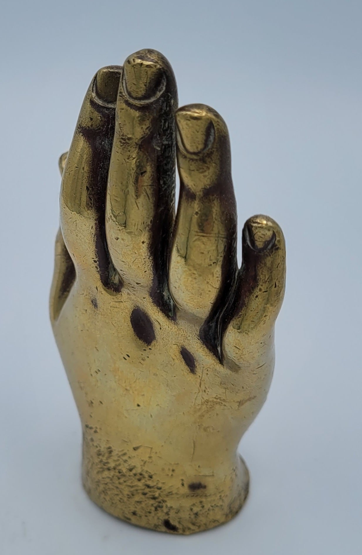 Victorian memorial casting of a child's hand