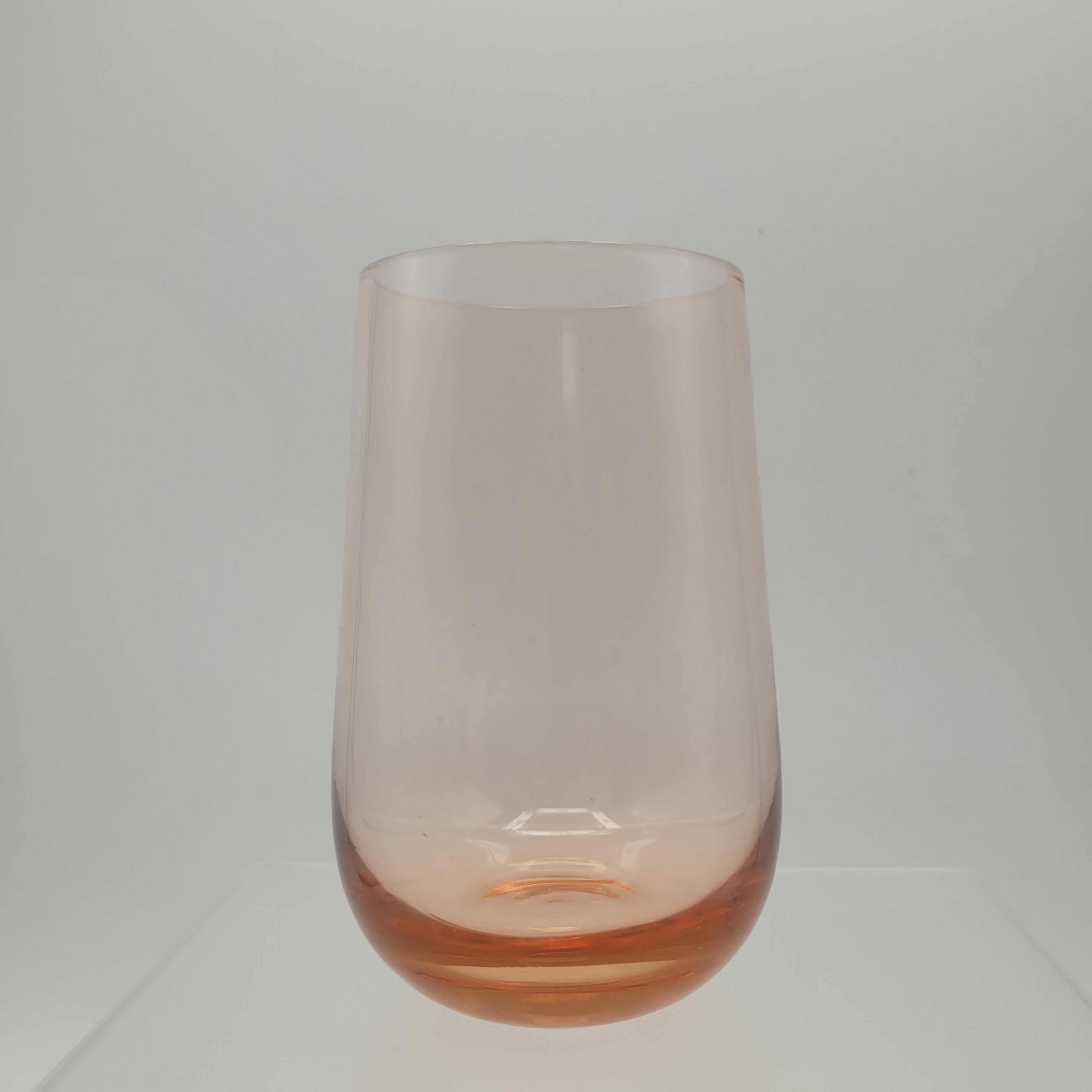 Little Orangey beaker or Posy Vase. Scandinavian MCM C.1960S - 70S🌻