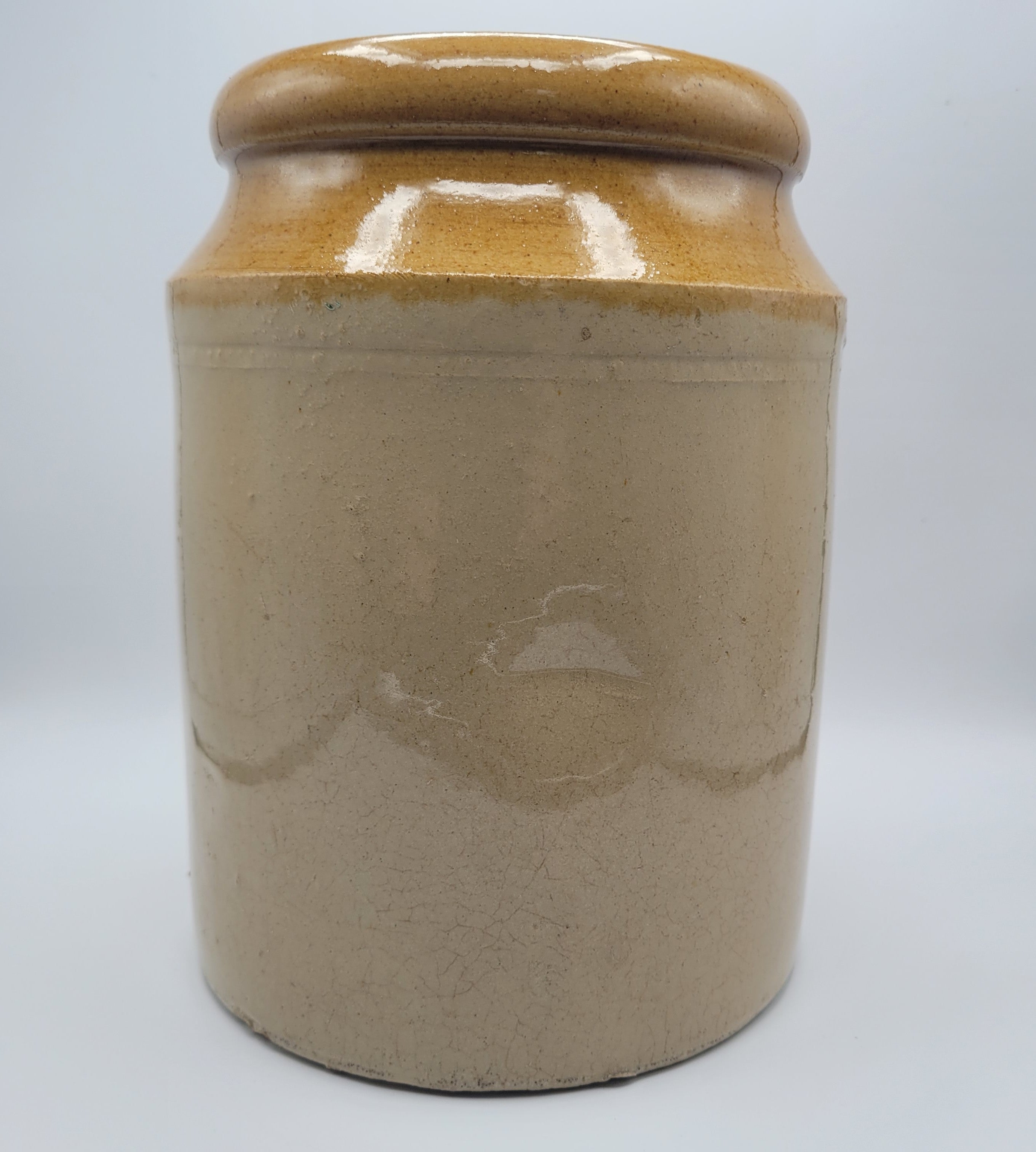 Victorian stoneware utensils pot...yum