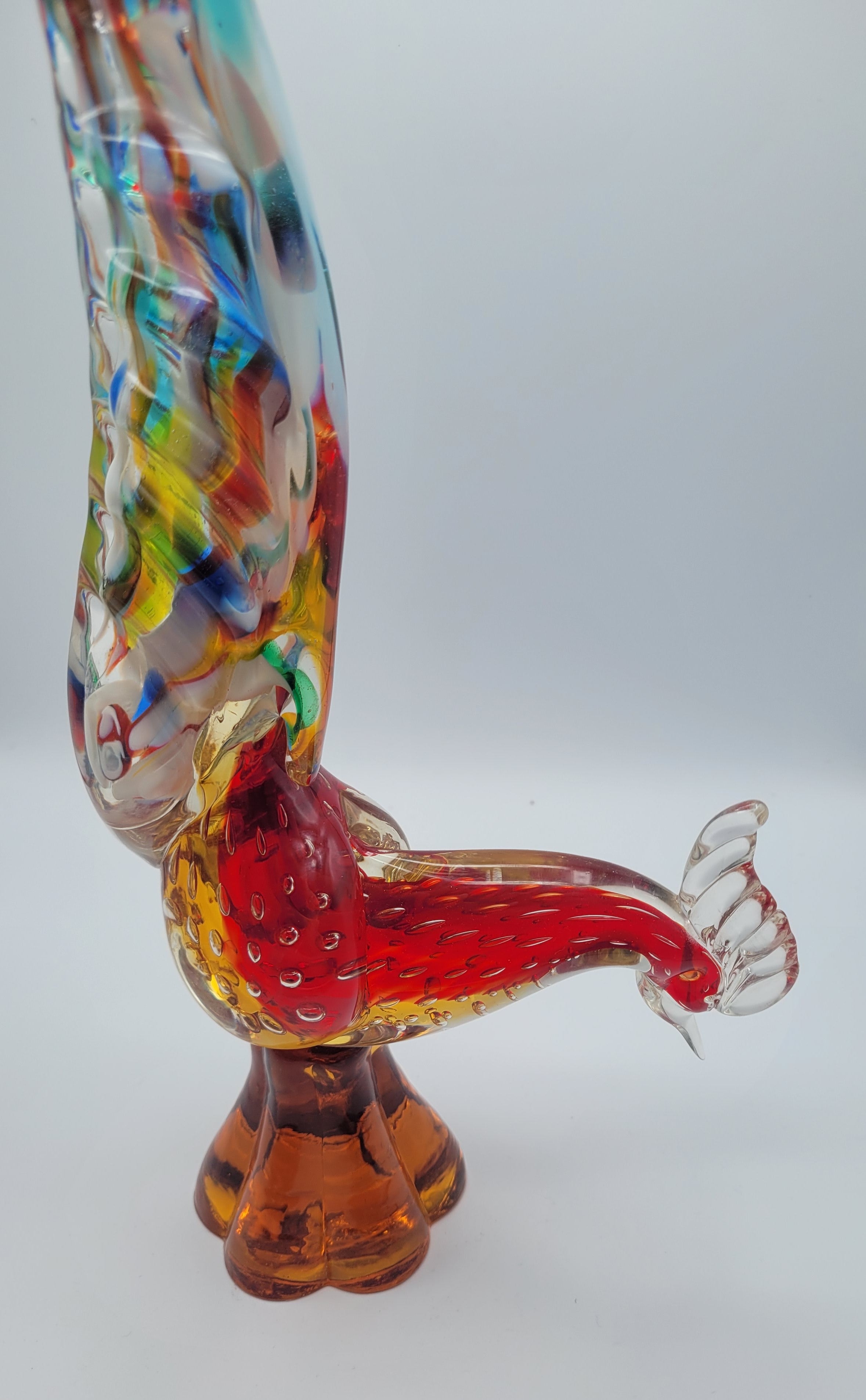 Murano Pheasant. Attributed to Archemede Seguso. 1950s