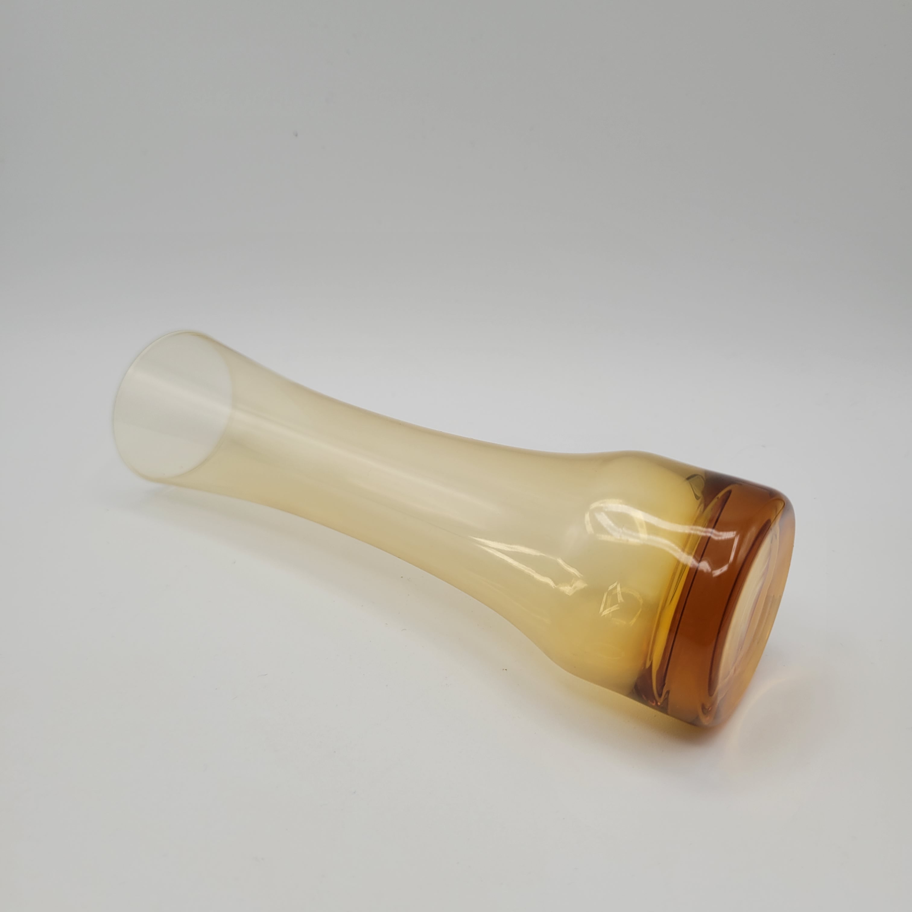 Pair of Scandinavian Hand-Blown Trumpet Vases (c.1965–75)