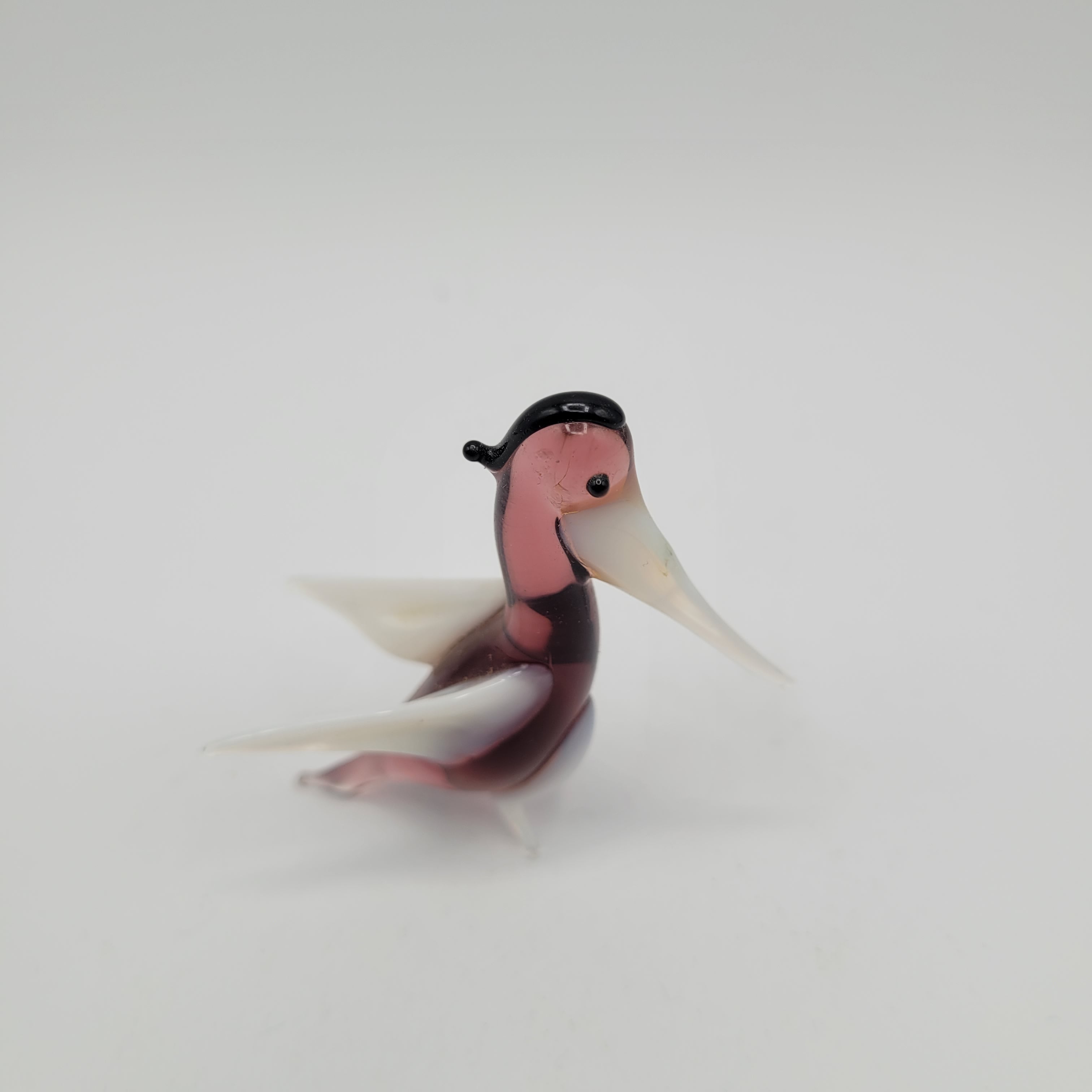 Miniature Murano Pelican. Attributed.
