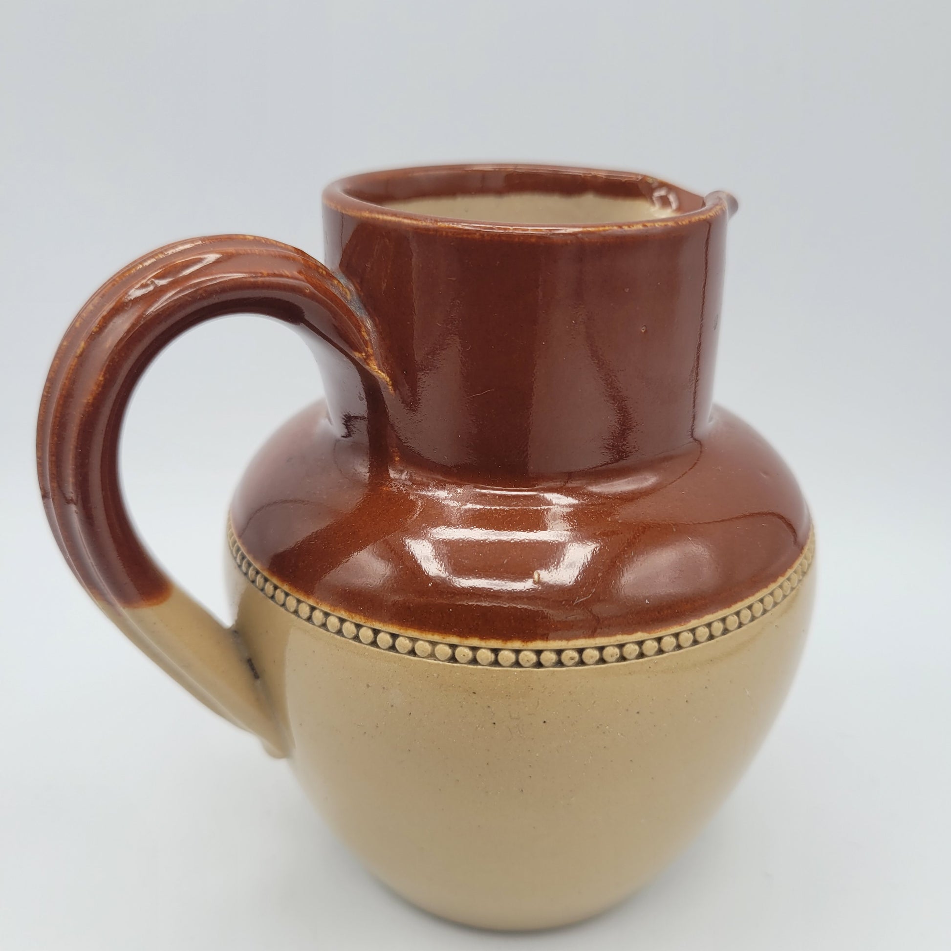 Lovatts vintage Stoneware 1/2 Pint jug. 1932-1959 fully marked...and some.