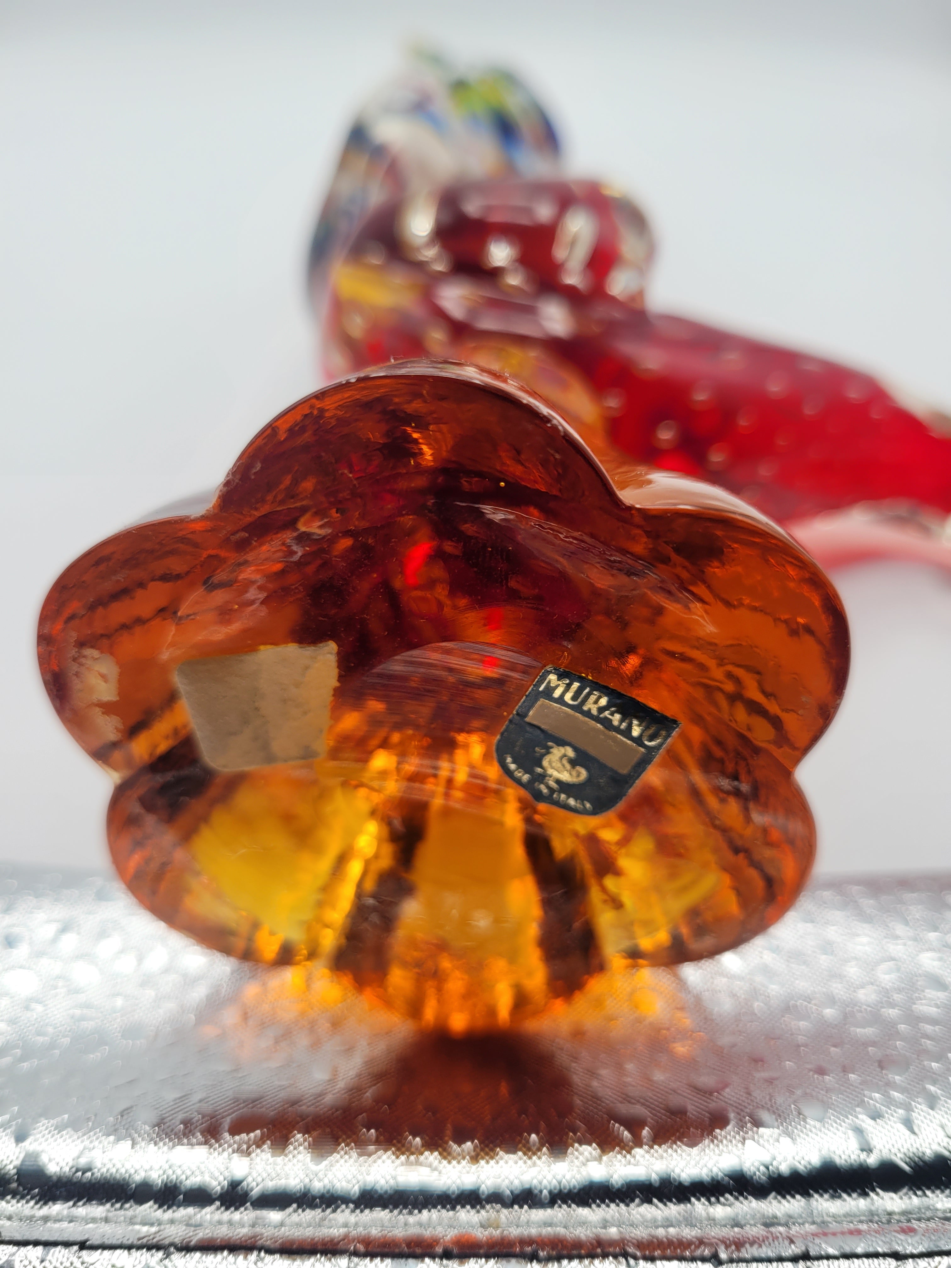 Murano Pheasant. Attributed to Archemede Seguso. 1950s