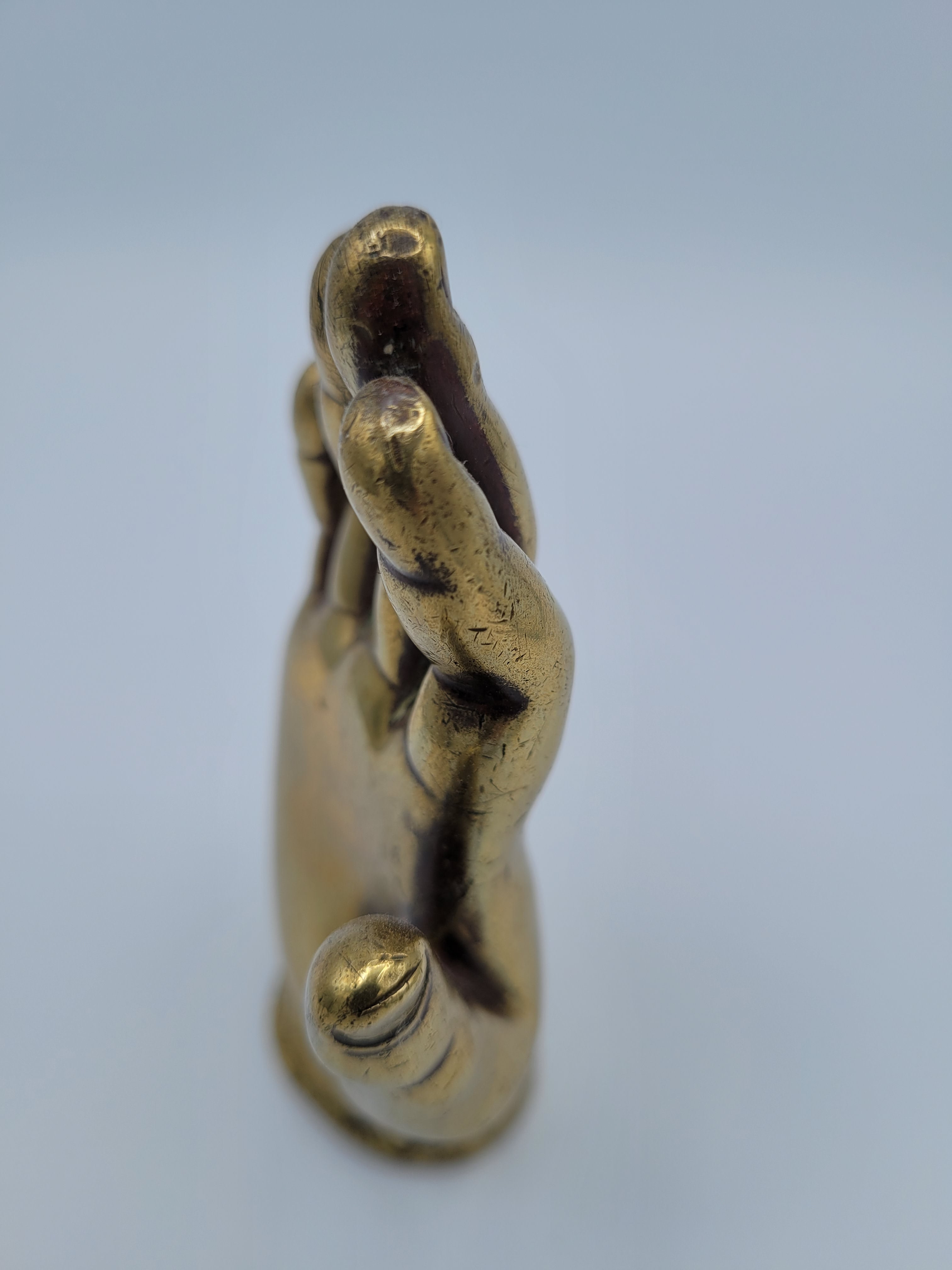 Victorian memorial casting of a child's hand