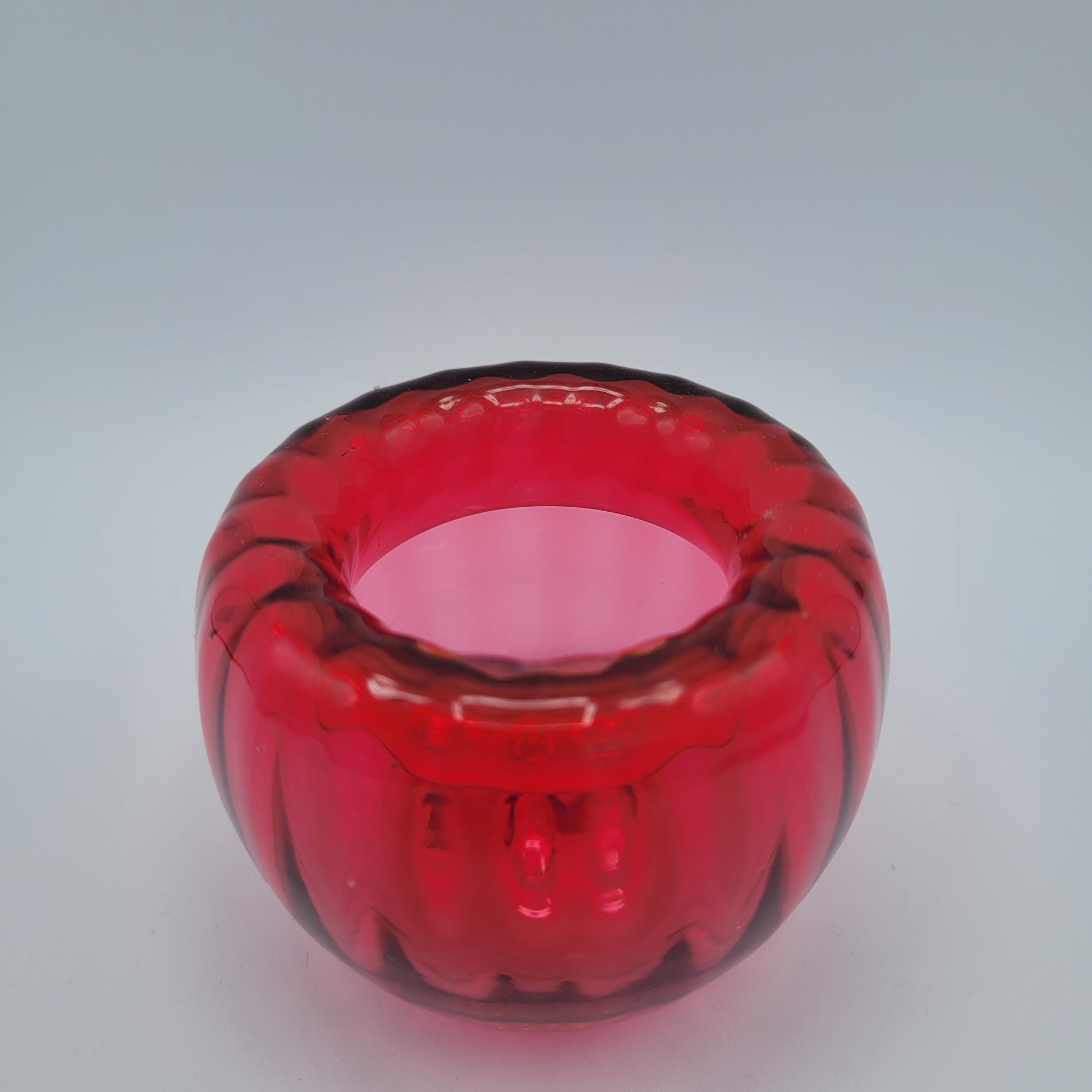 Bristol Ruby glass tealight holder ... from the Bristol blue company