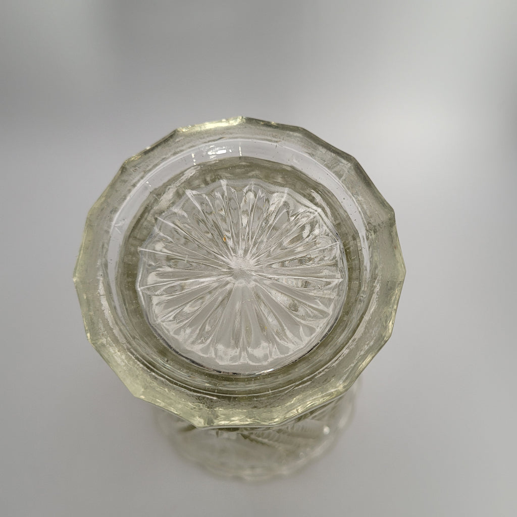 Victorian Pressed Glass “CELERY” Vase — Sowerby, England c. 1885–1895