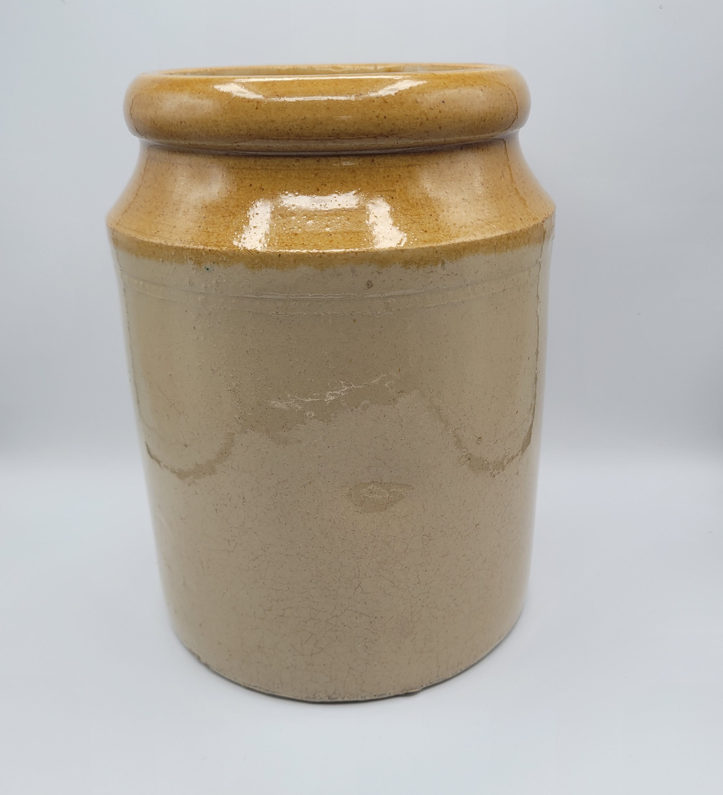 Victorian stoneware utensils pot...yum
