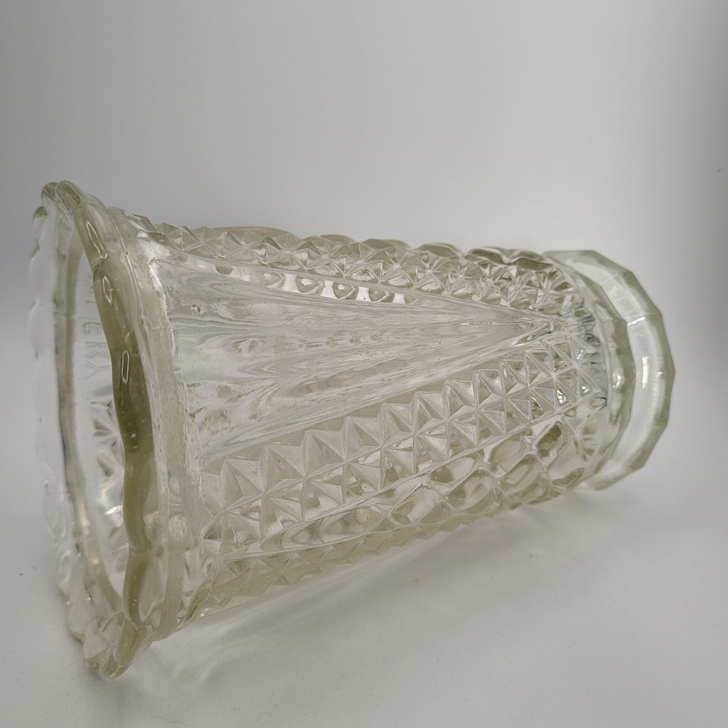 Victorian Pressed Glass “CELERY” Vase — Sowerby, England c. 1885–1895