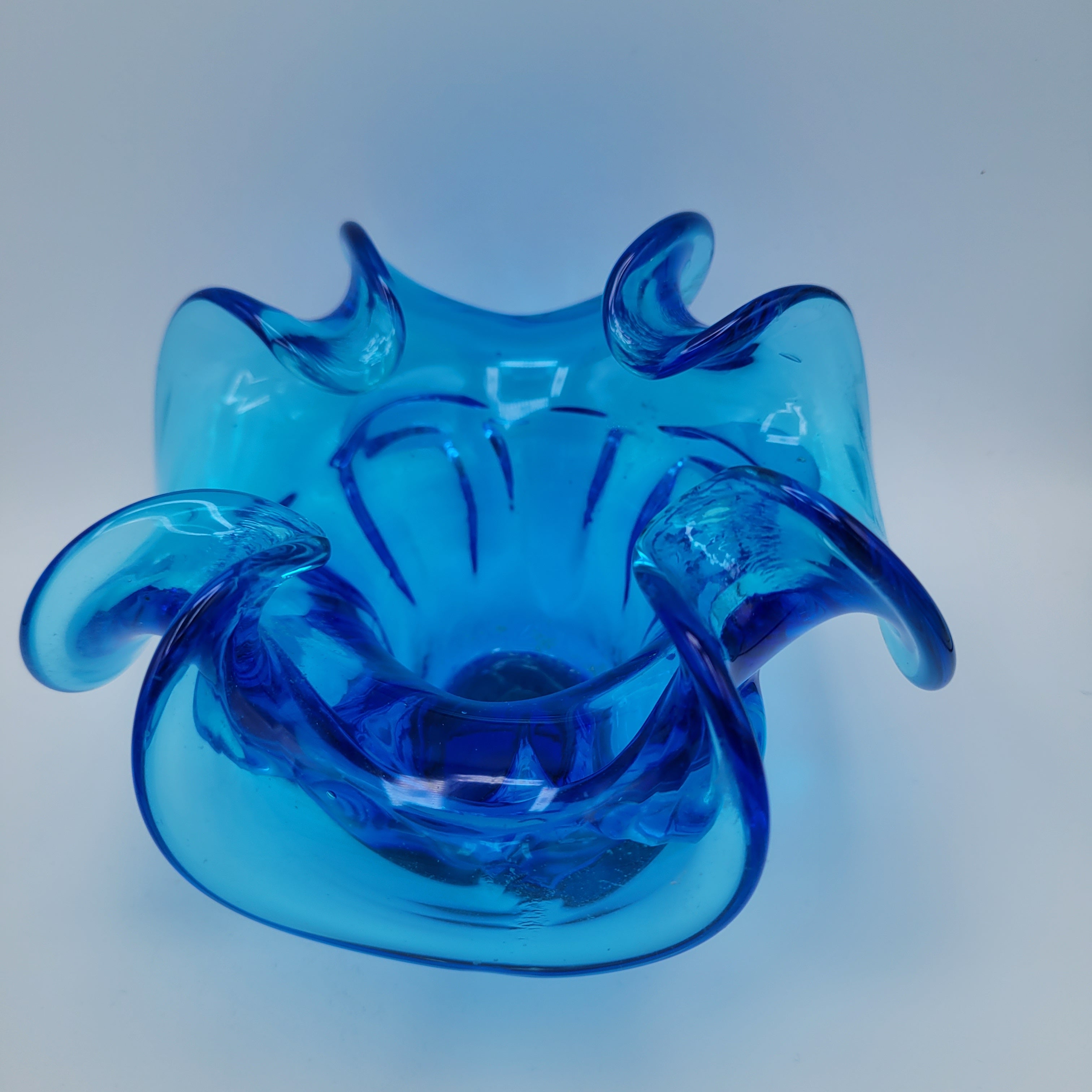 Murano School Fazzoletto/ Handkerchief Vase. Circa 1950s/60s unmarked.