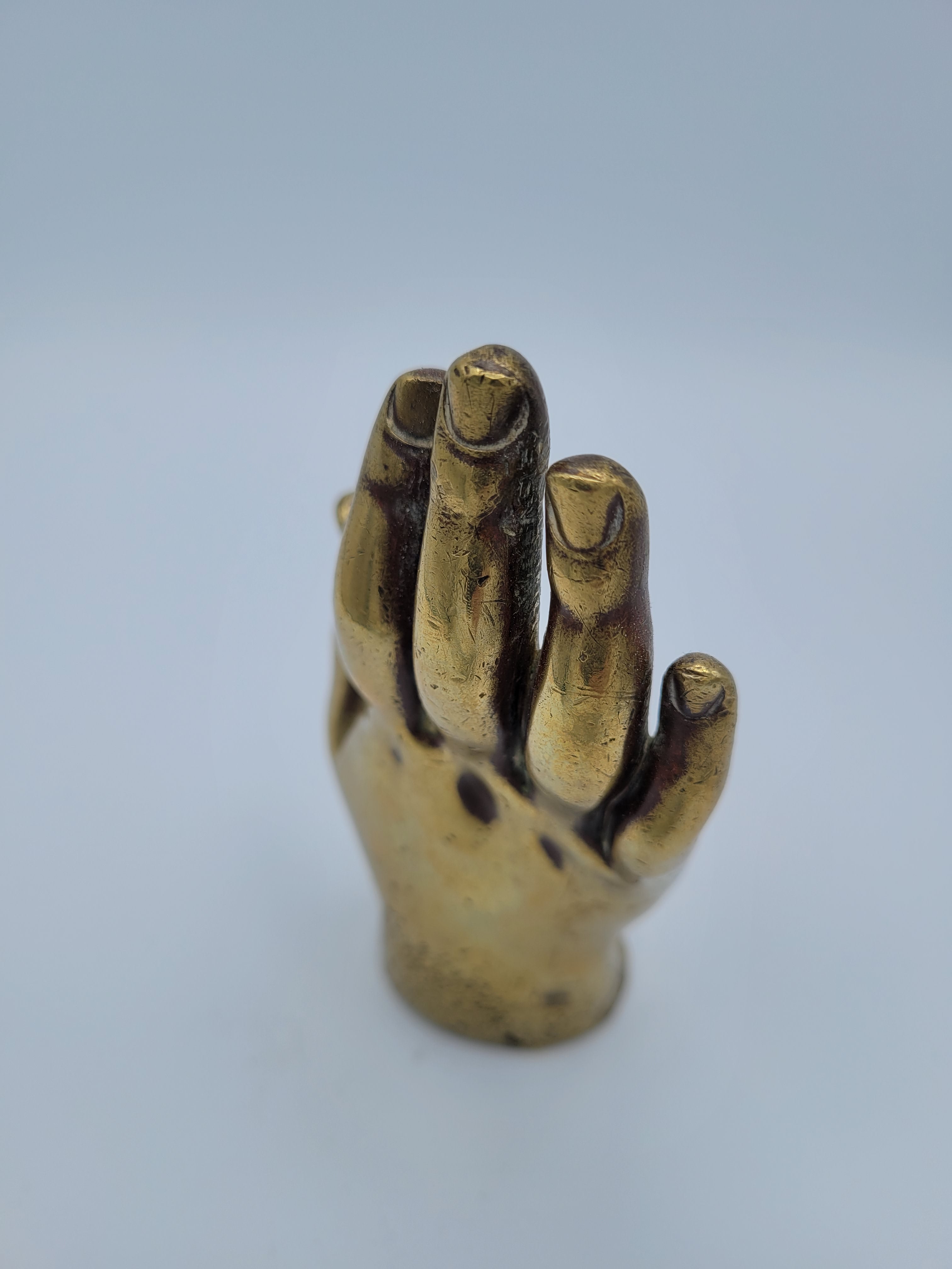 Victorian memorial casting of a child's hand