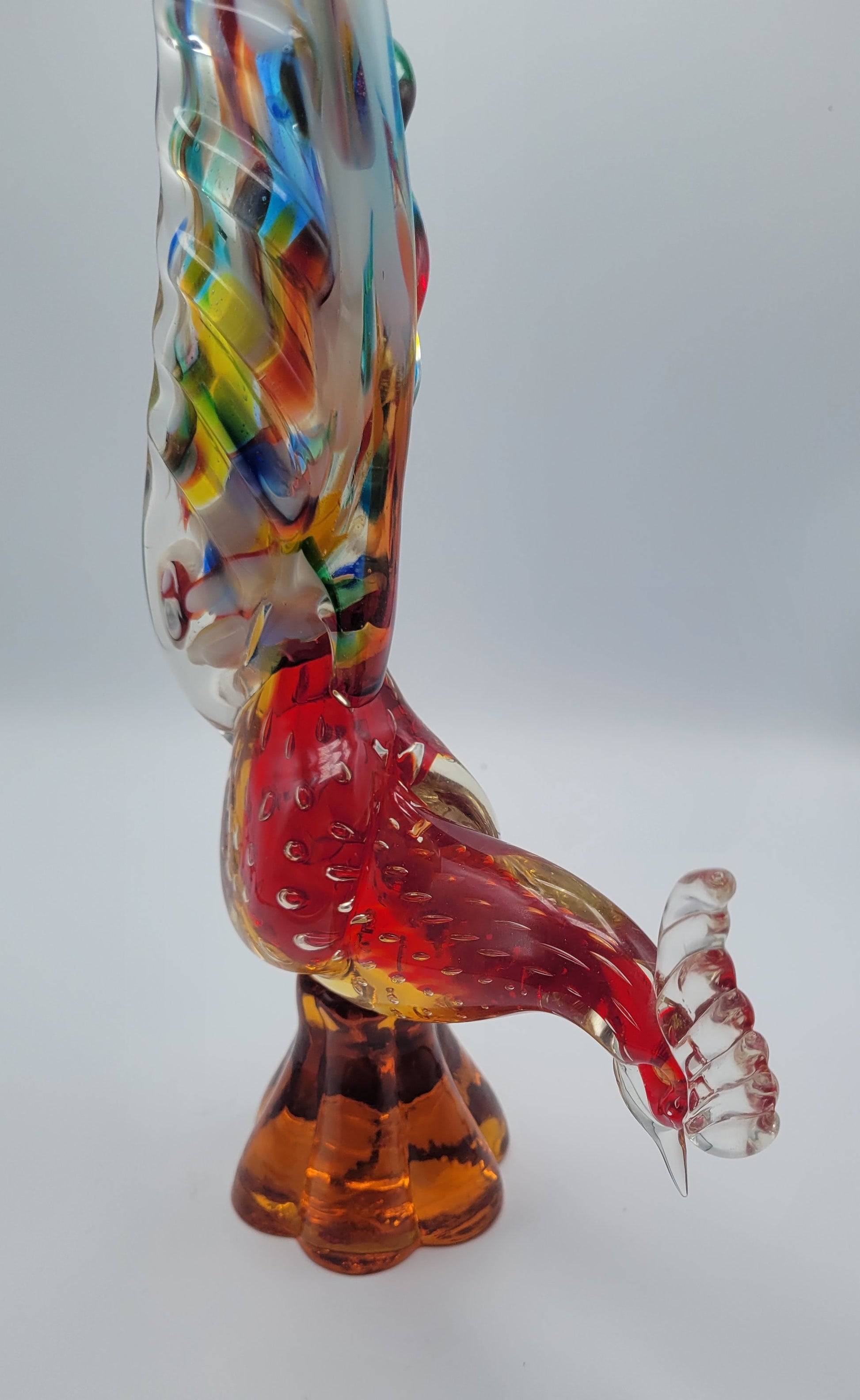 Murano Pheasant. Attributed to Archemede Seguso. 1950s