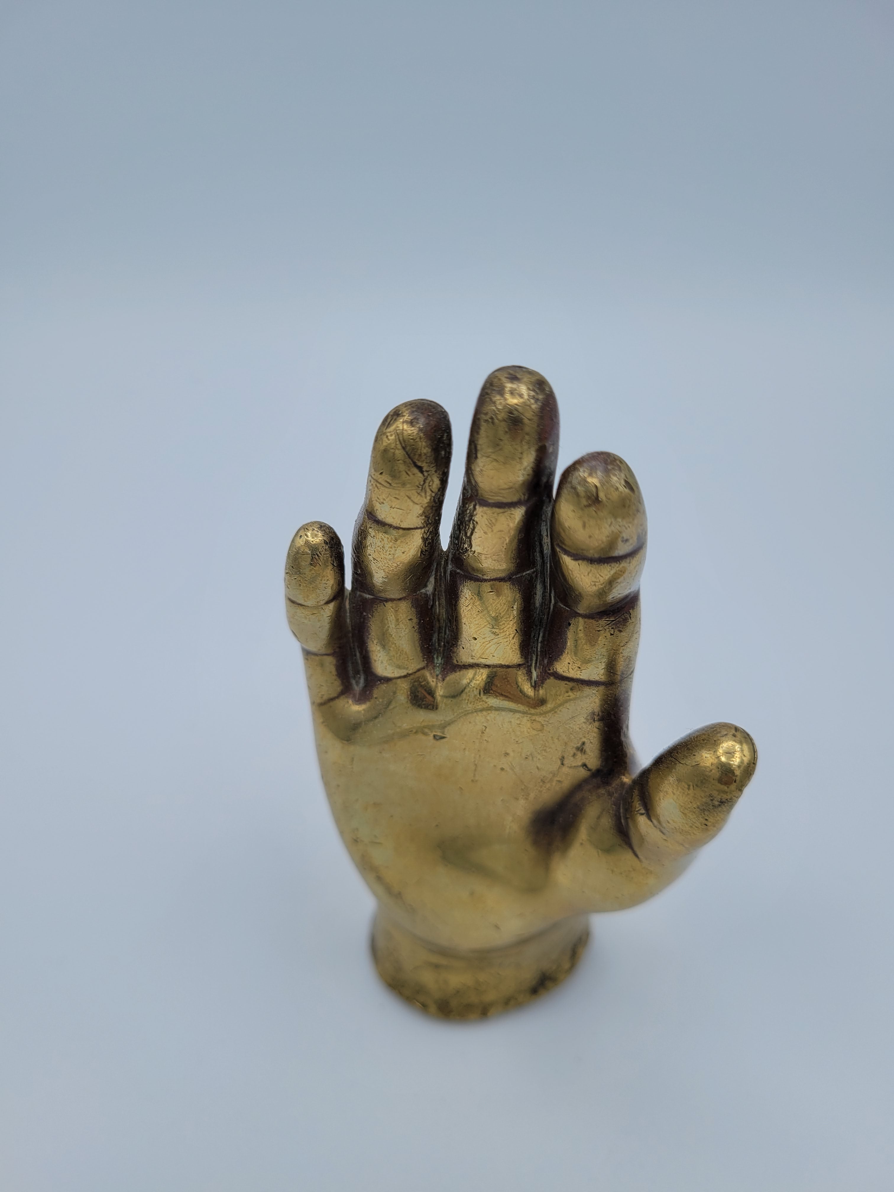 Victorian memorial casting of a child's hand