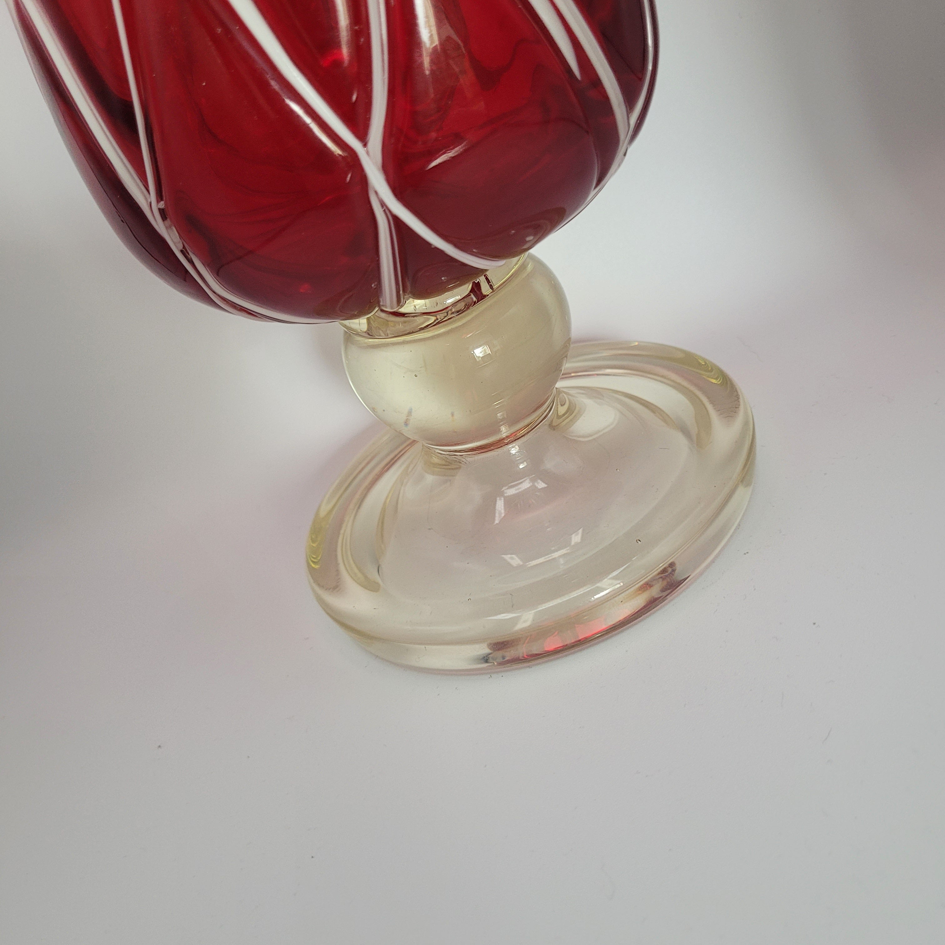 Murano attributed Fazzoletto Vase. "Magnificent" circa 1950s.