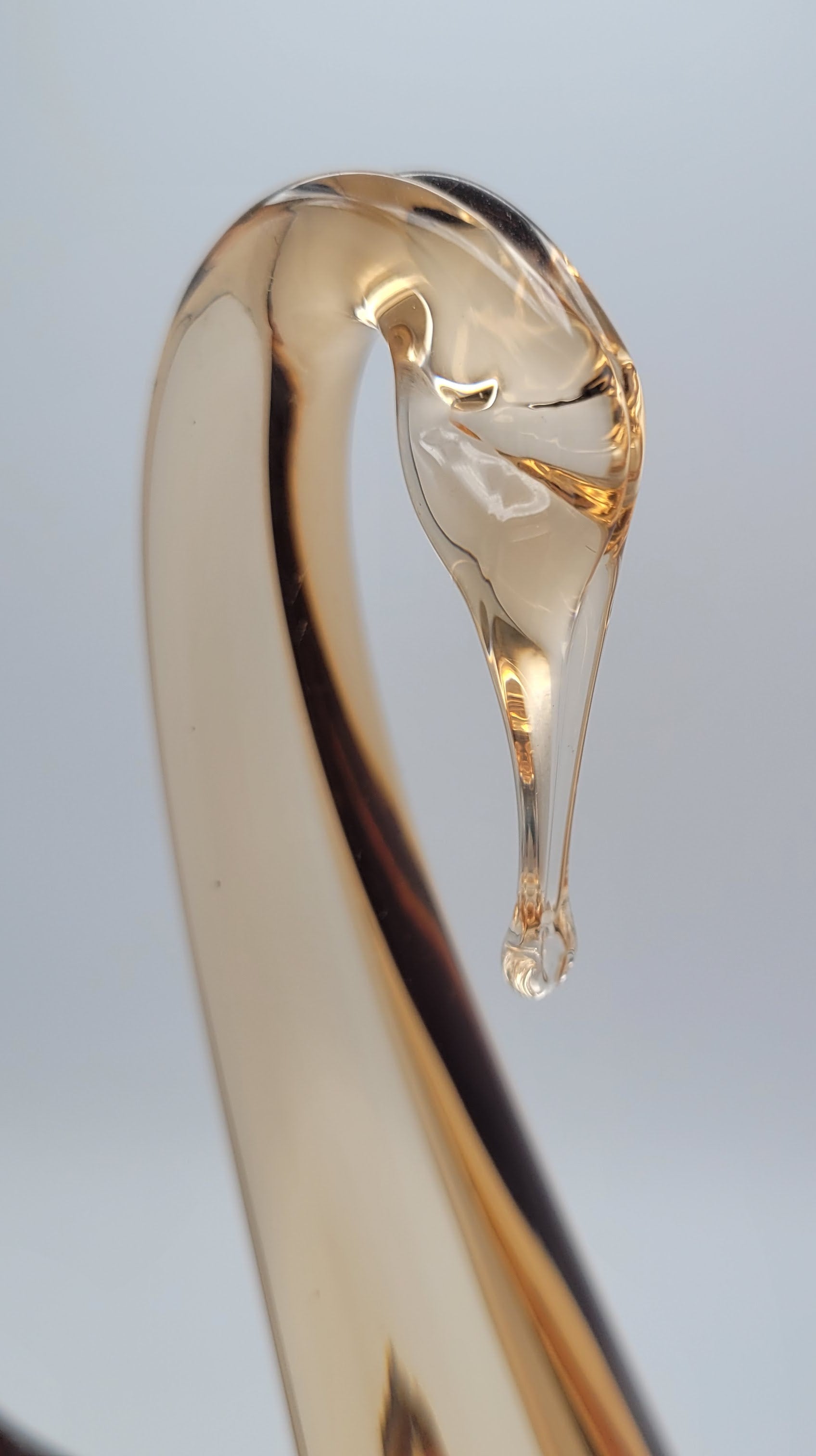 Whitefriars swan...Prototype ...27 cms tall.     Not for sale.