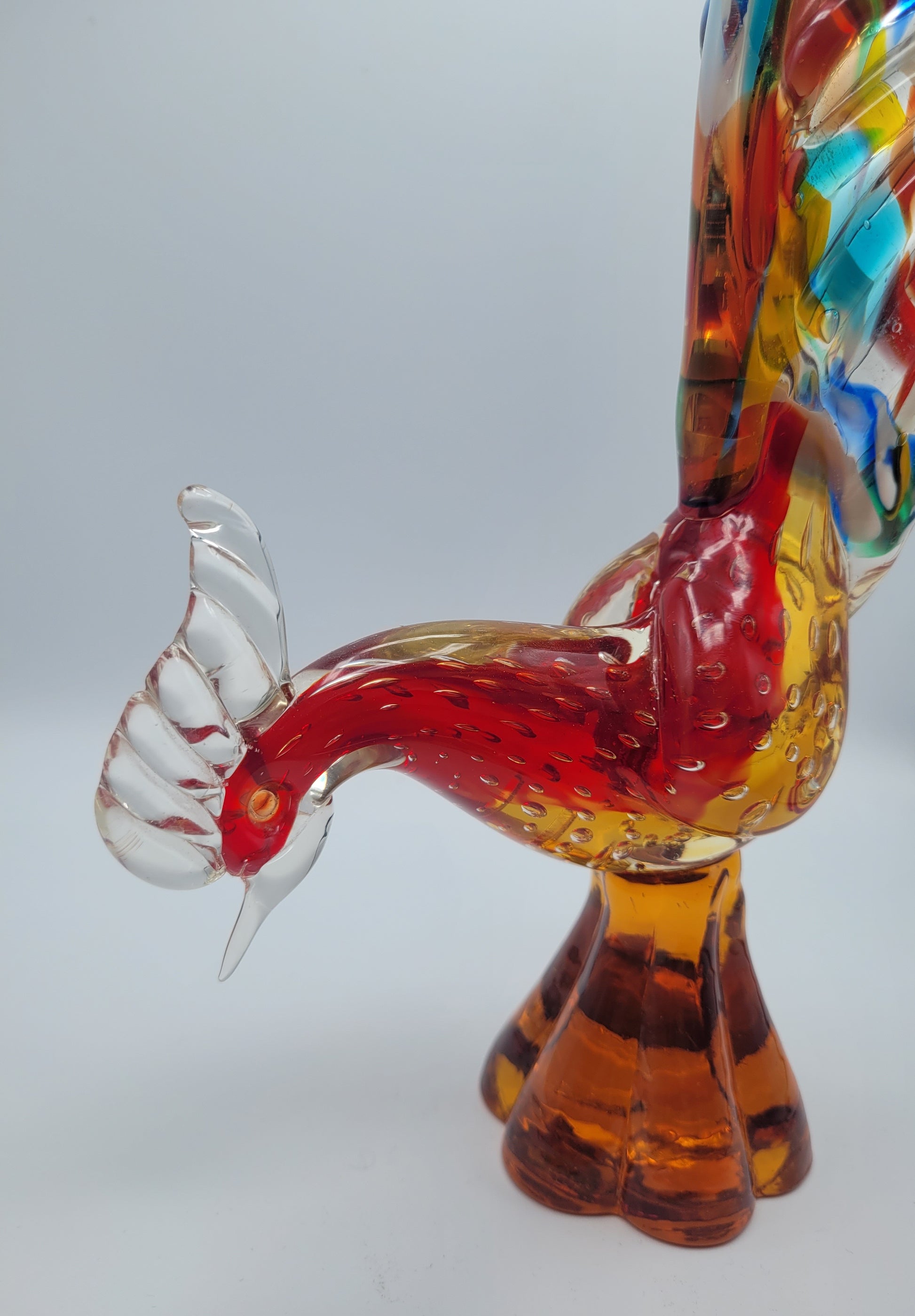 Murano Pheasant. Attributed to Archemede Seguso. 1950s