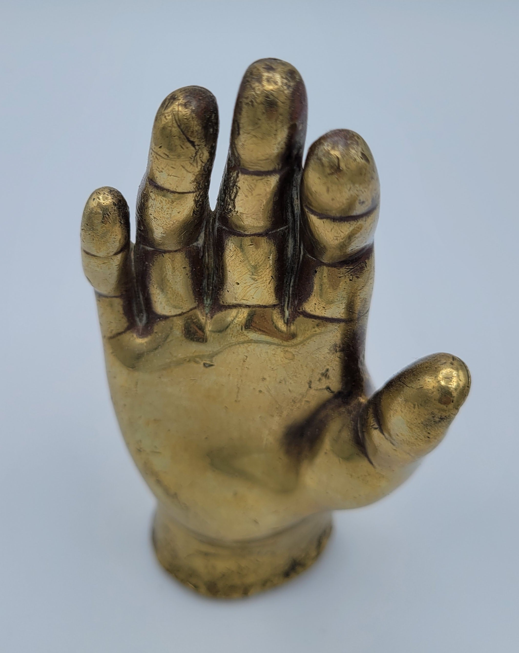 Victorian memorial casting of a child's hand