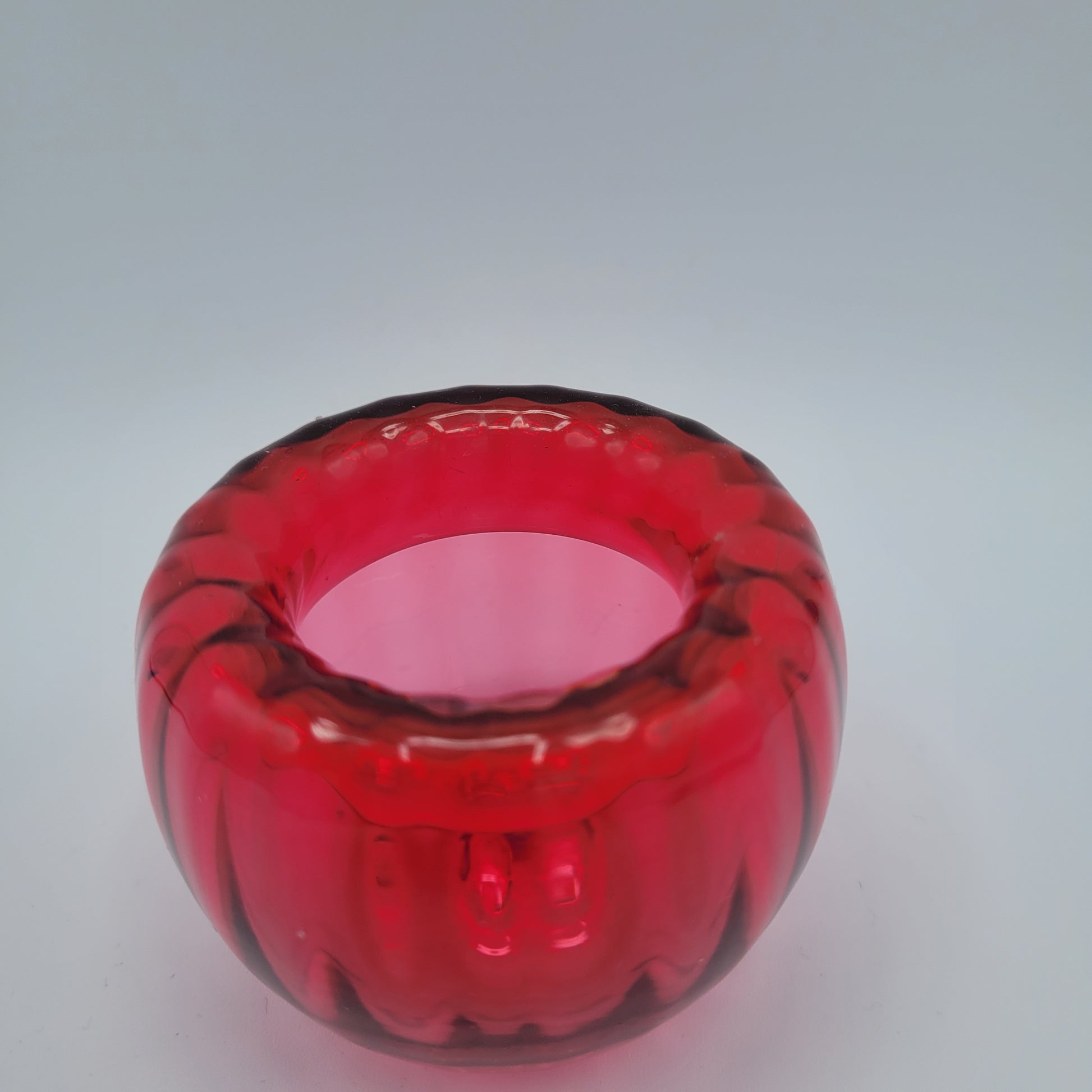 Bristol Ruby glass tealight holder ... from the Bristol blue company
