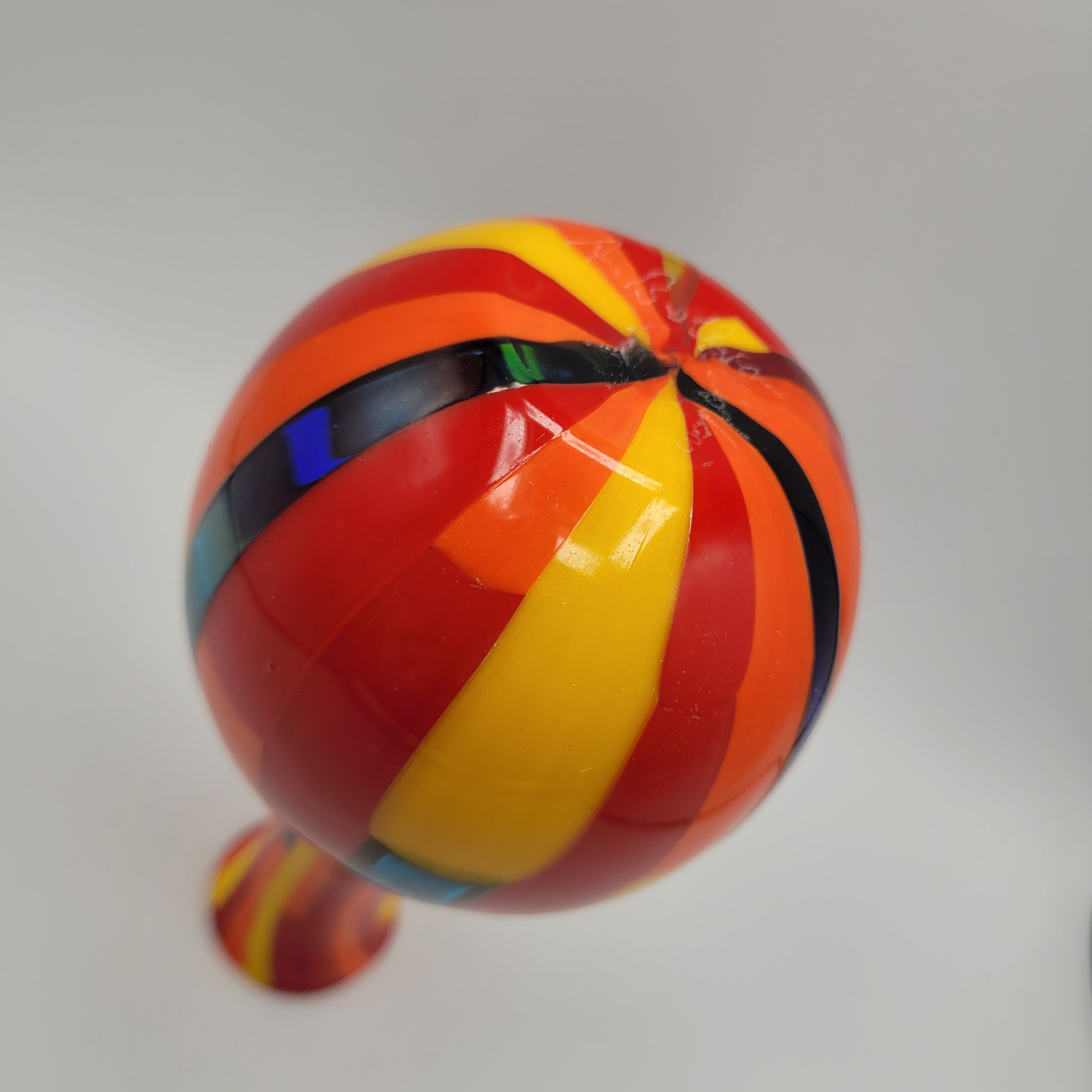 Glorious Murano Pezzato Baluster Vase. Signed, labelled w/COA.