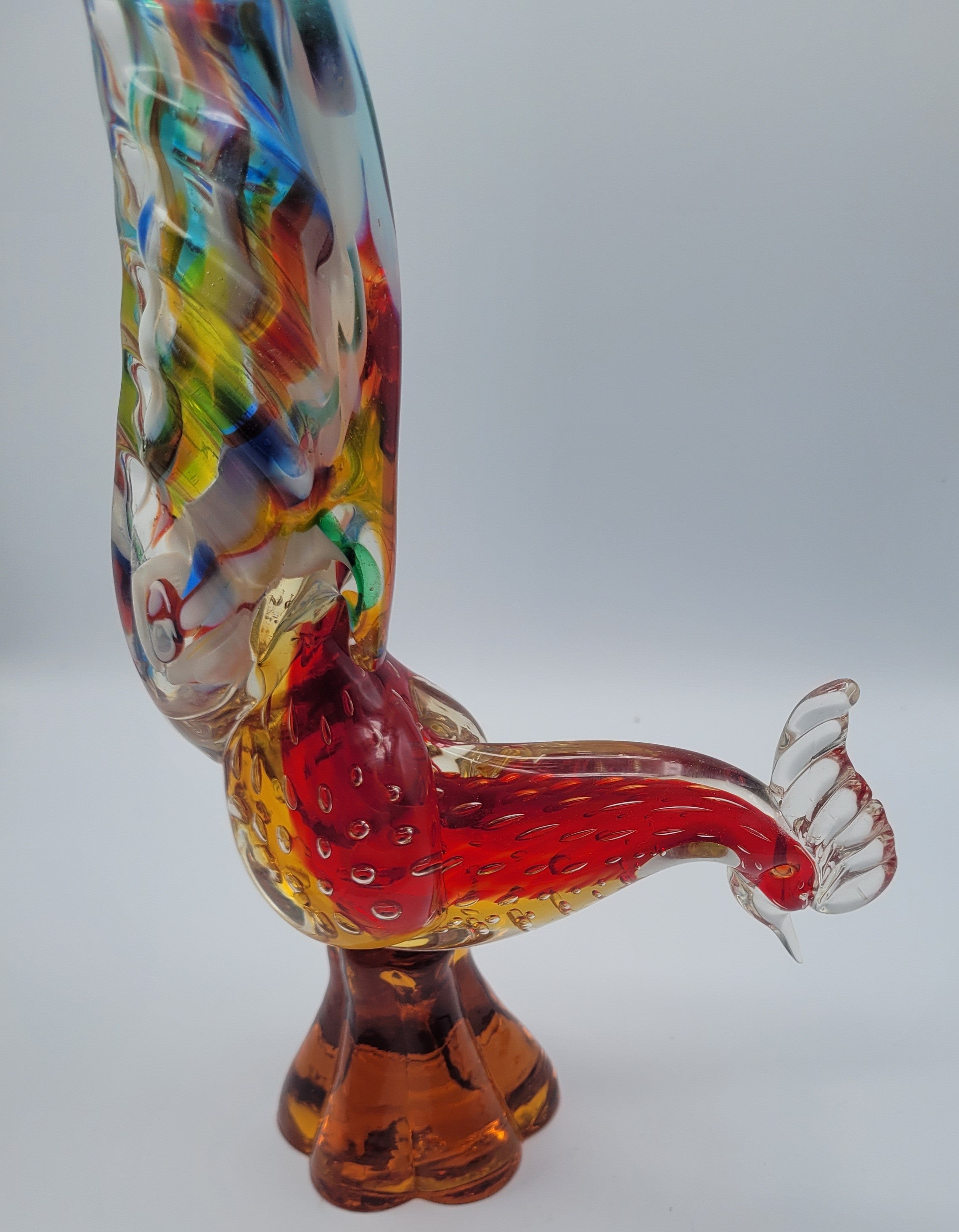 Murano Pheasant. Attributed to Archemede Seguso. 1950s